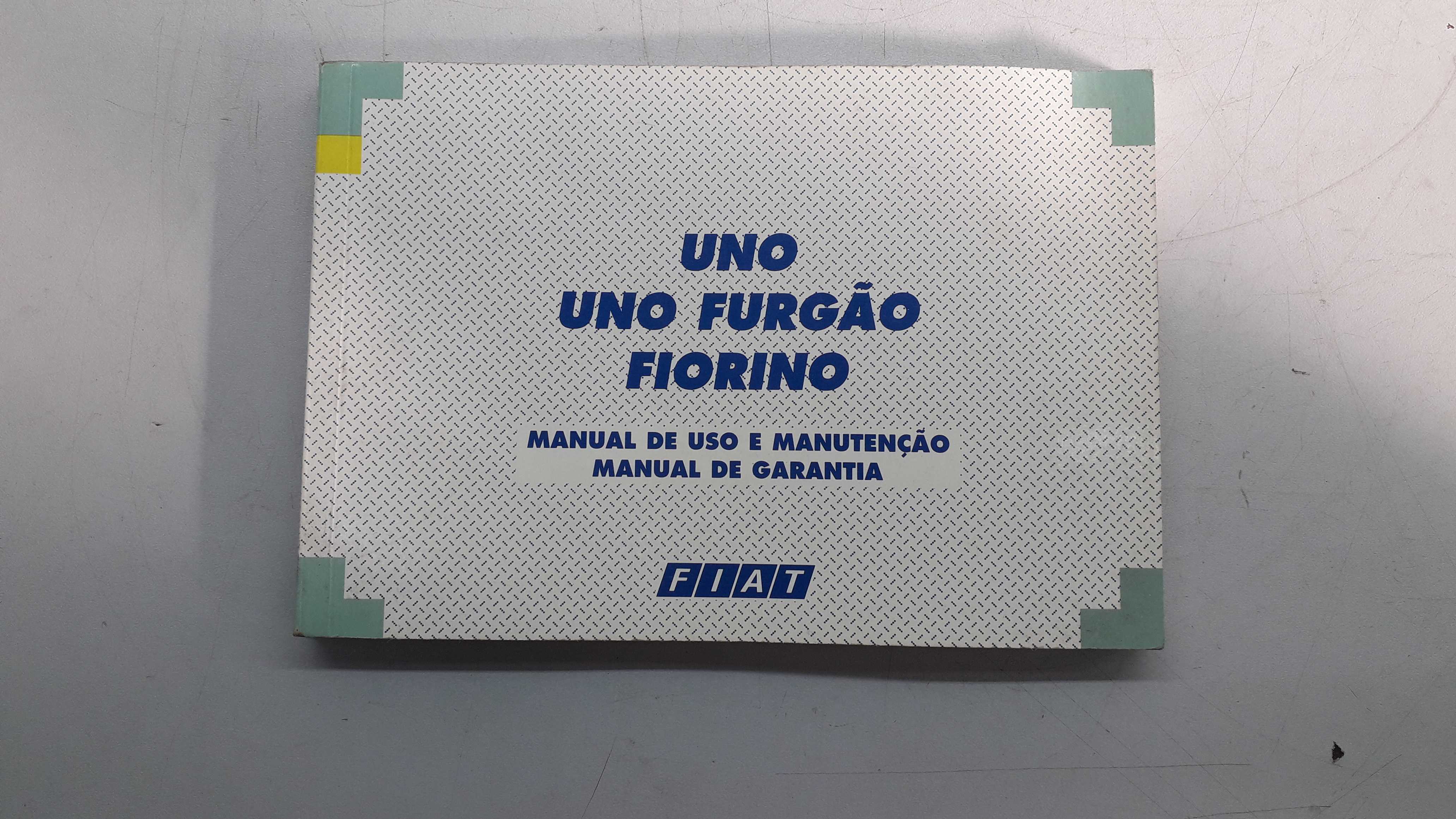 Manual De Uso E Manutenção Fiat Uno/uno Furgão/fiorino