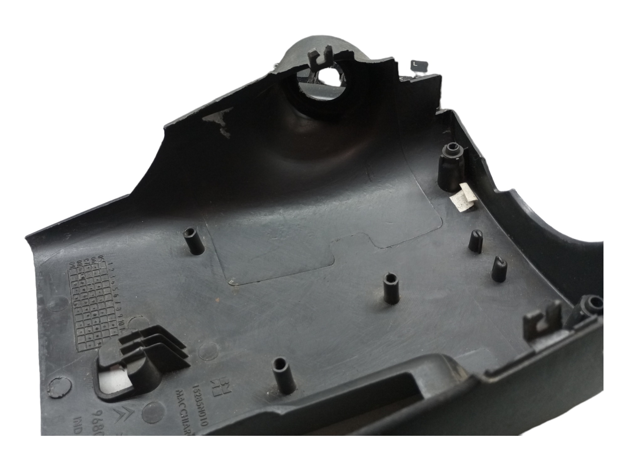 Moldura Capa Chave Seta Citroen C3 2003 2006 2009 Inferior 4