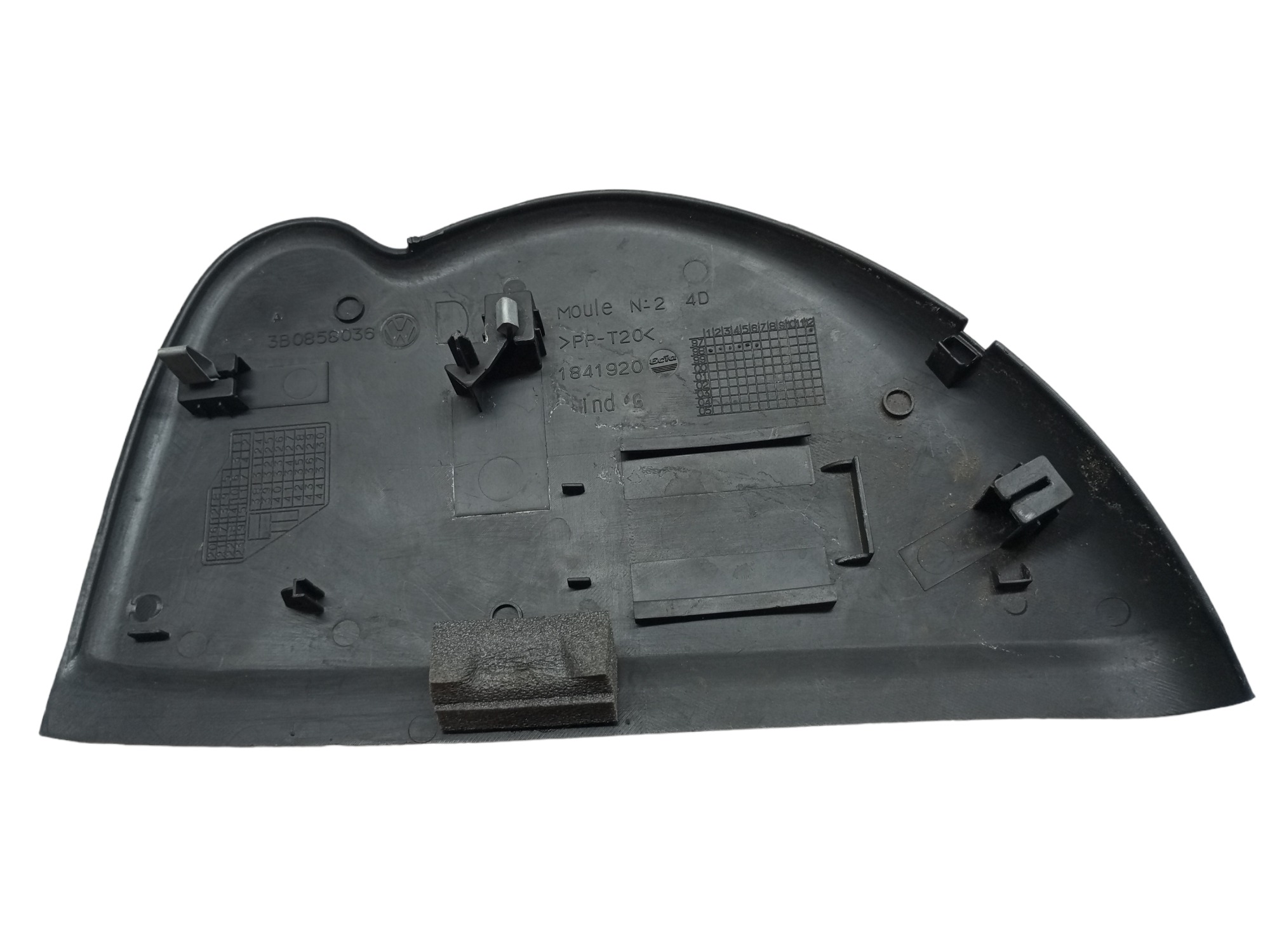Tampa Painel Passat Alemao 97 98 99 Lado Direito Moldura  Preto 1 3