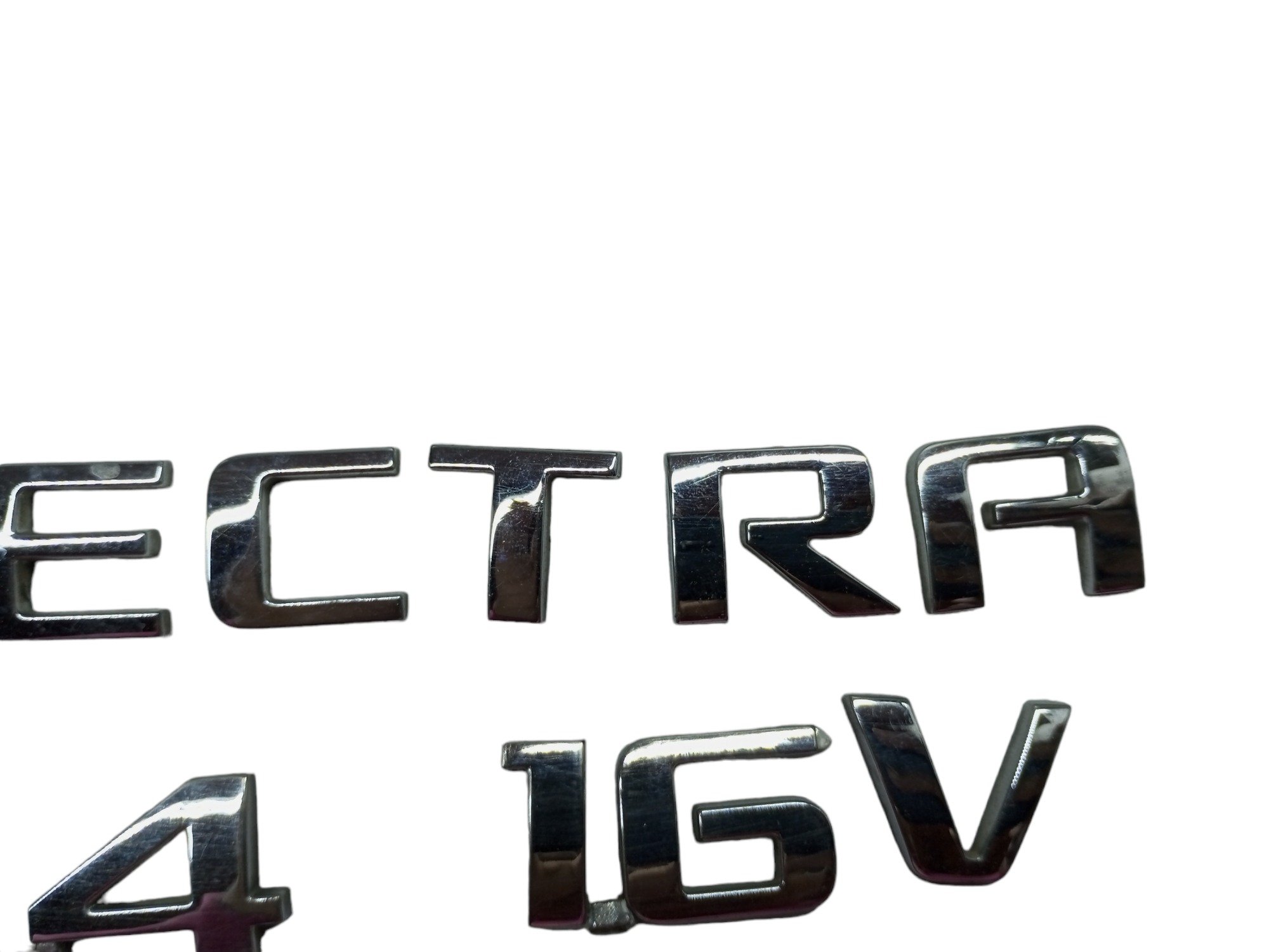 Emblema Vectra 2.4 16v 2006 2008 2010 2012 Letras Cromadas Prata 3