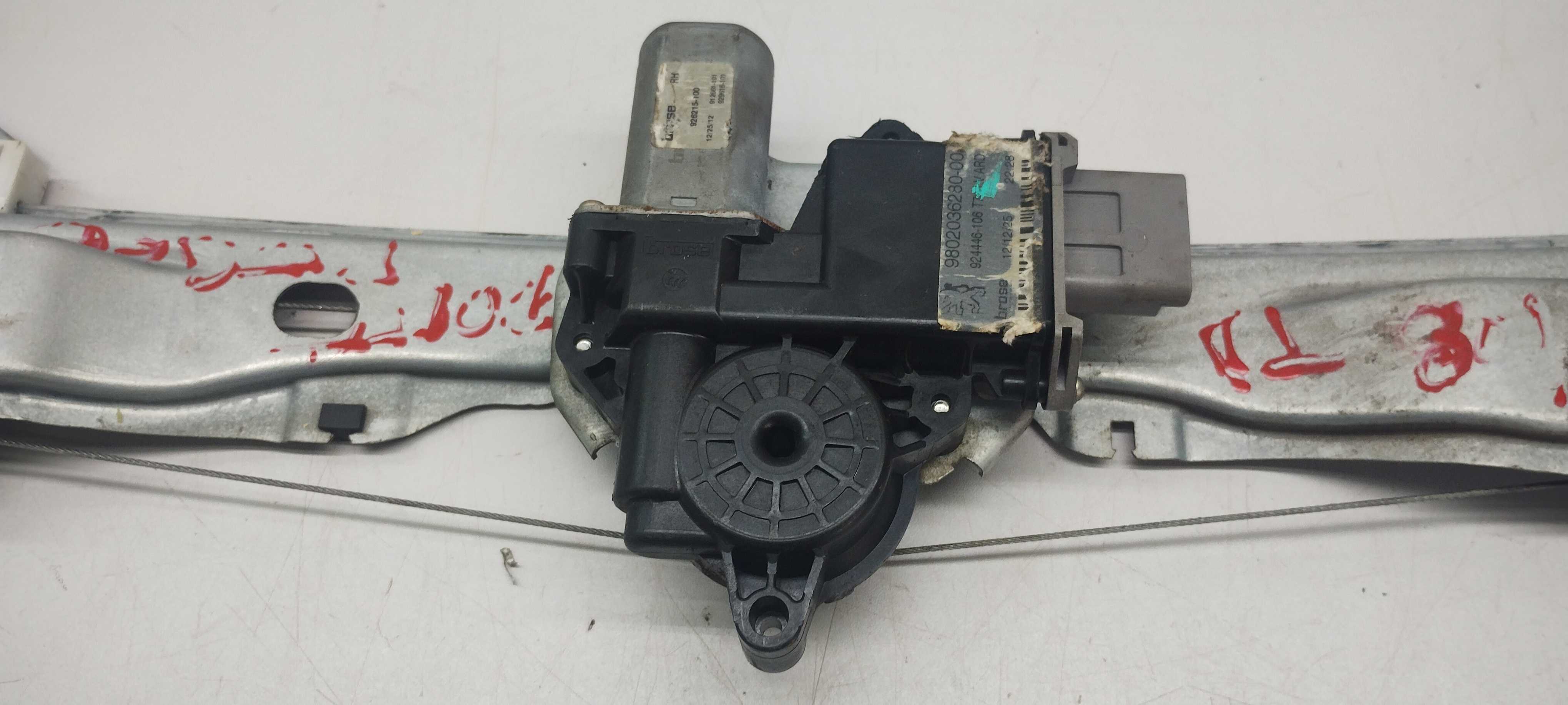 Maquina Vidro Traseiro Direito Peugeot 408 2013/2014 3
