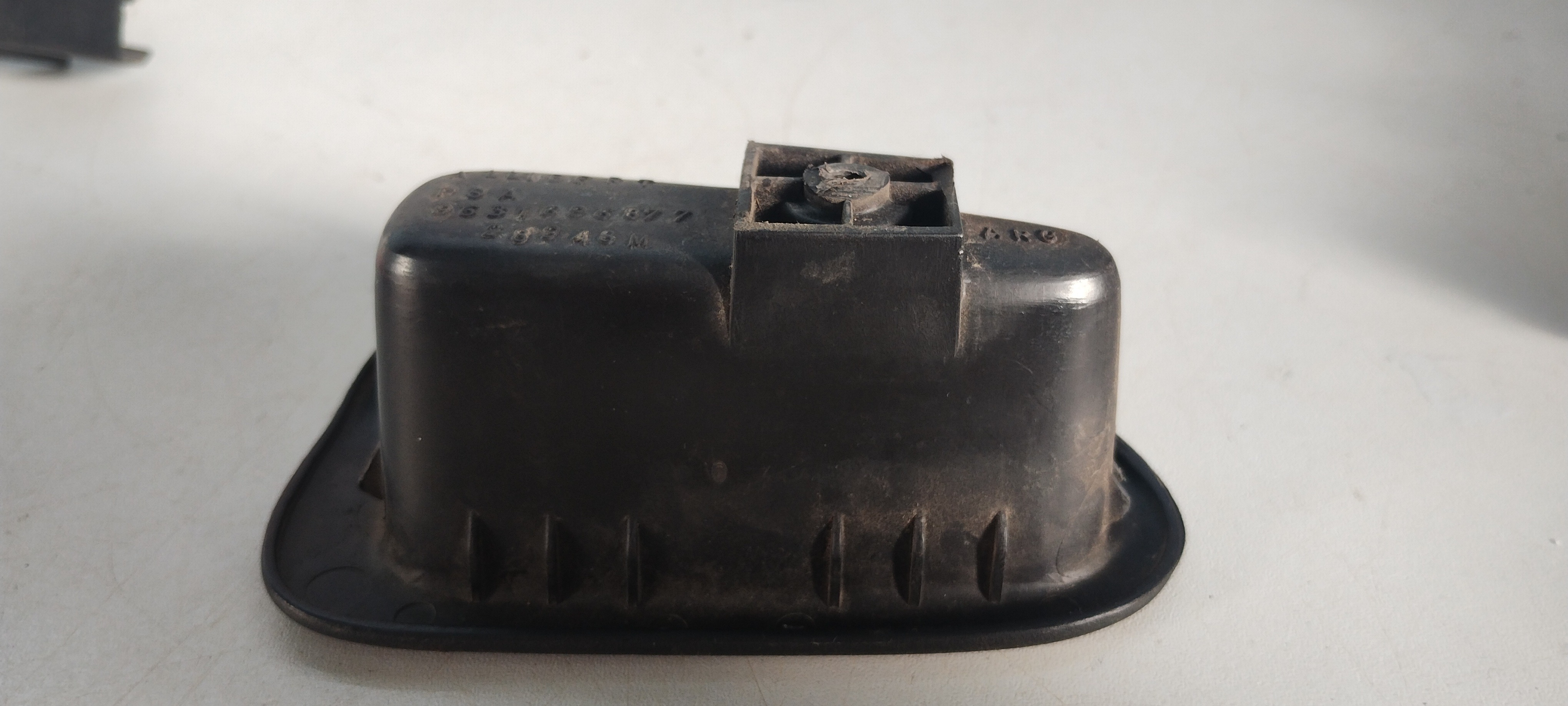 Acabamento Puxador Porta Traseira Esquerda Peugeot 206 07 Preto 2