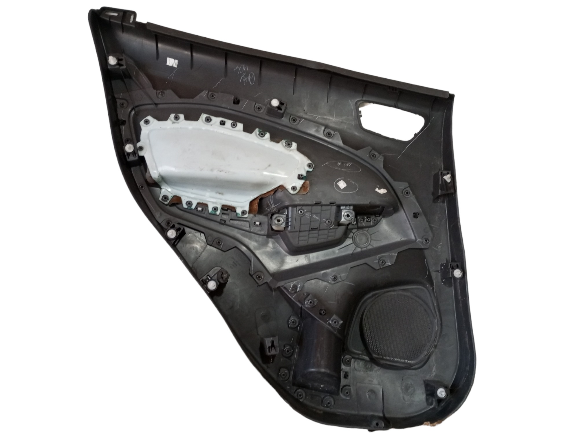 Forro Porta Ecosport 2013 2014 2015 Ford Traseira Direita  Preto 4