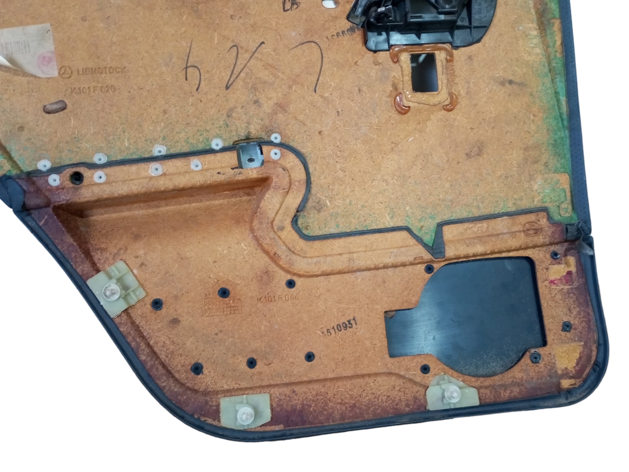 Forro Porta Mercedes C220 95 96 97 98 Traseiro Direito Blue Azul 3