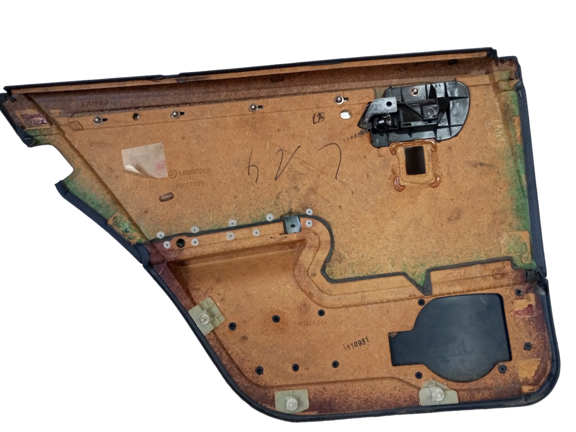 Forro Porta Mercedes C220 95 96 97 98 Traseiro Direito Blue Azul 7