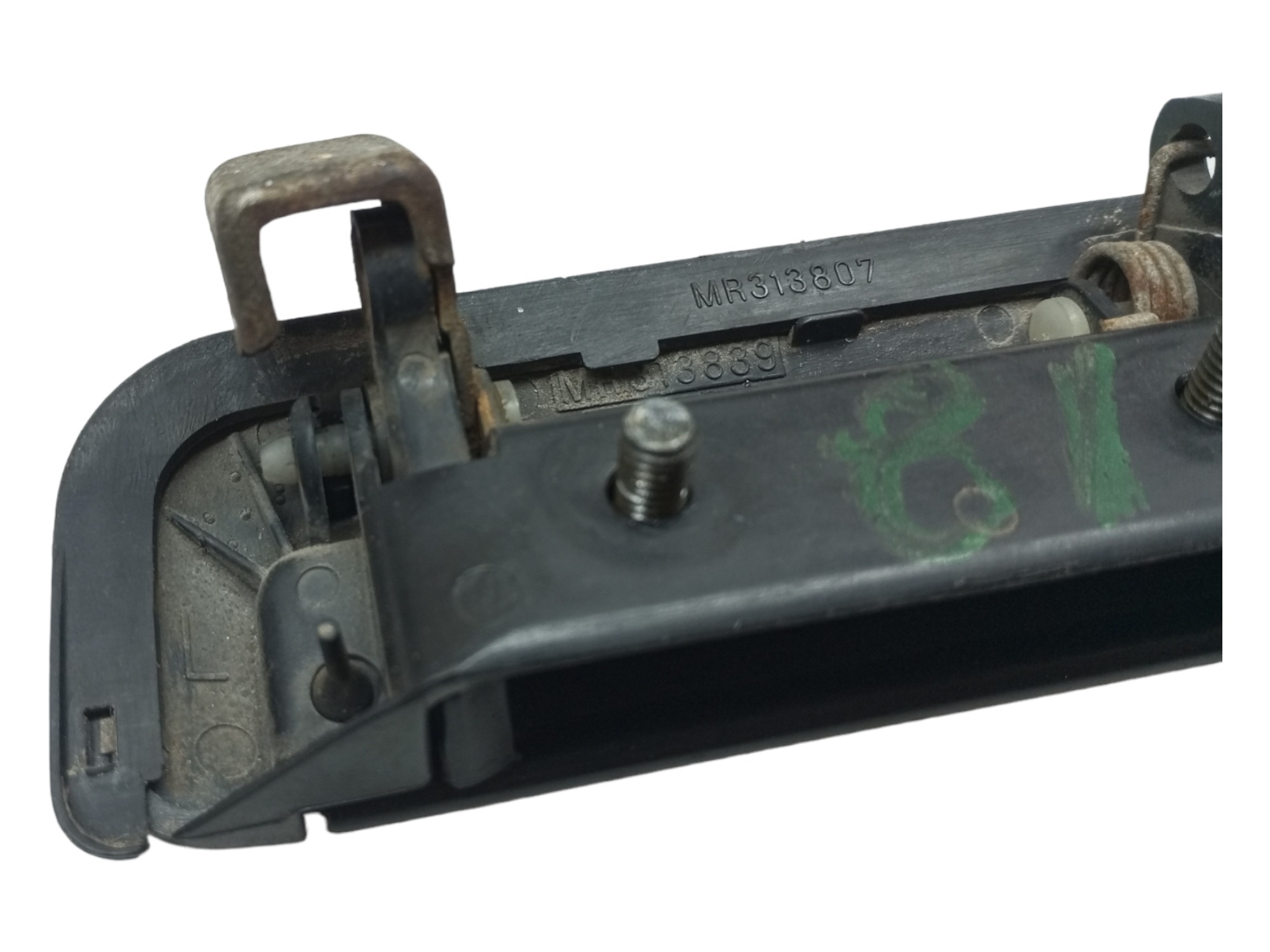 Macaneta Externa Pajero Sport 99 2003 2005 Traseira Direita Preto Traseira 4