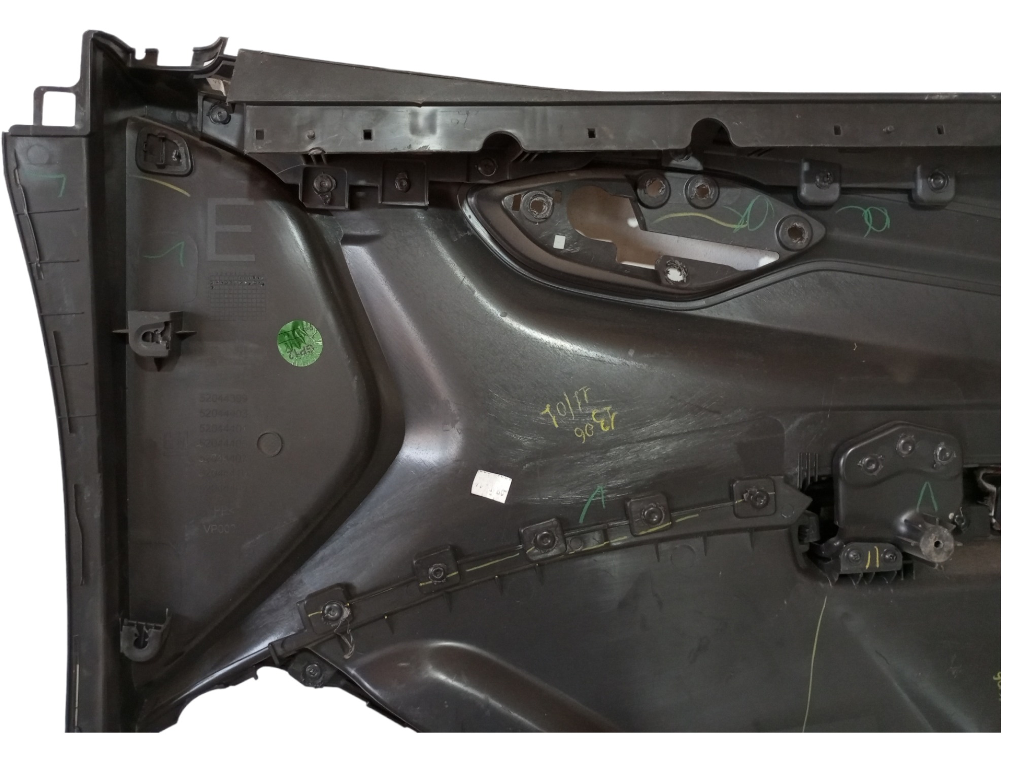 Forro Porta Onix Prisma Chevrolet 2013 Dianteiro Direito  Preto 5