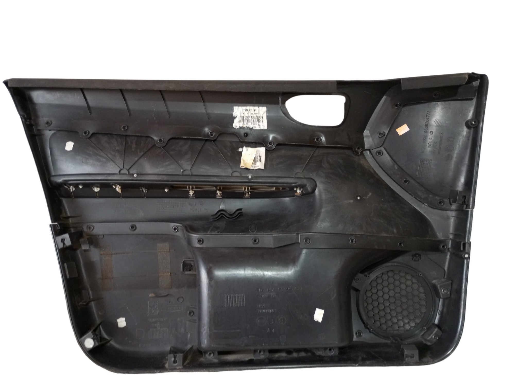 Forro Porta Peugeot 307 2011 2012 2013 Dianteira Direita  Preto 6