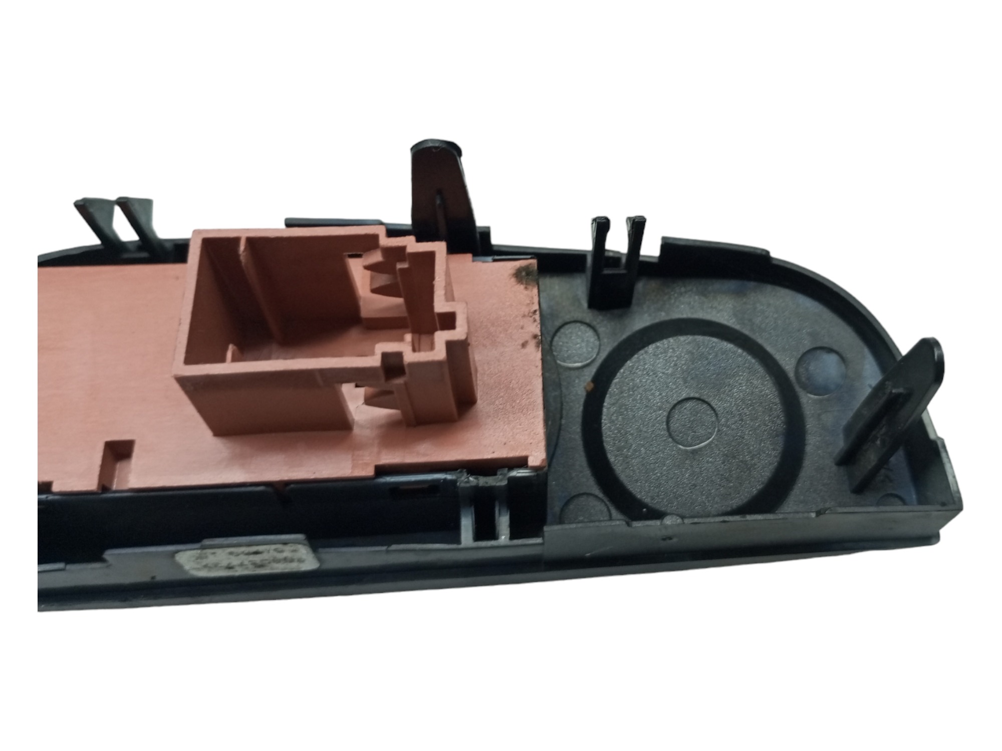 Moldura Botao Falso Citroen C3 2003 2006 2007 2009 2012  Preto 2