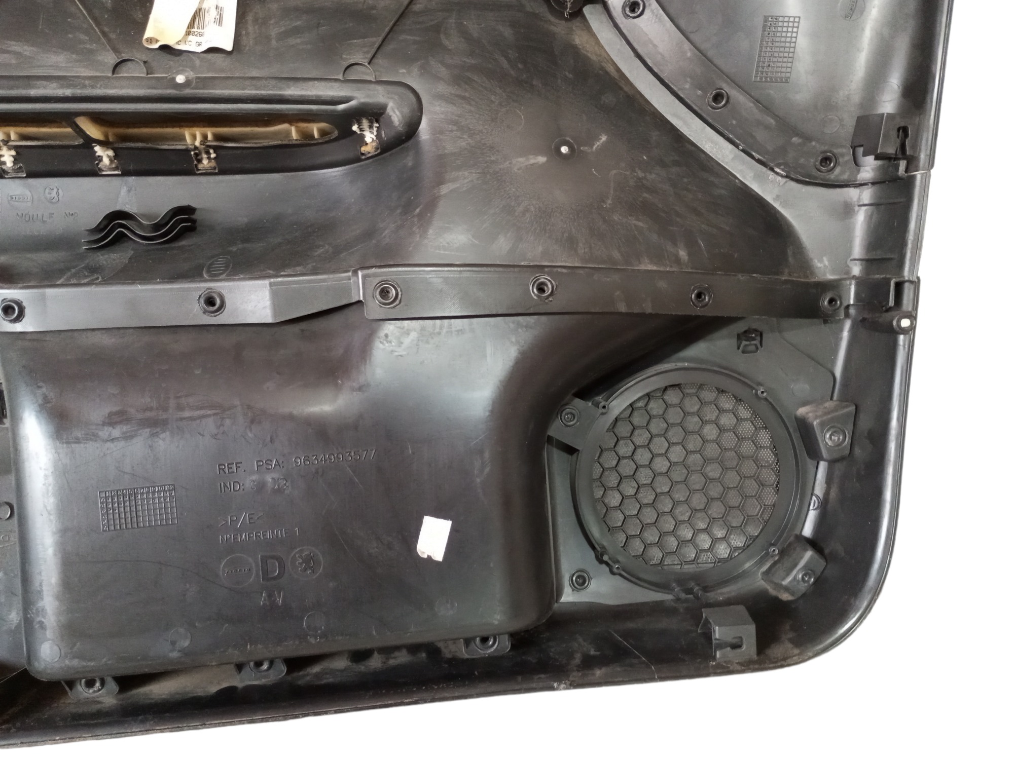 Forro Porta Peugeot 307 2011 2012 2013 Dianteira Direita  Preto 5