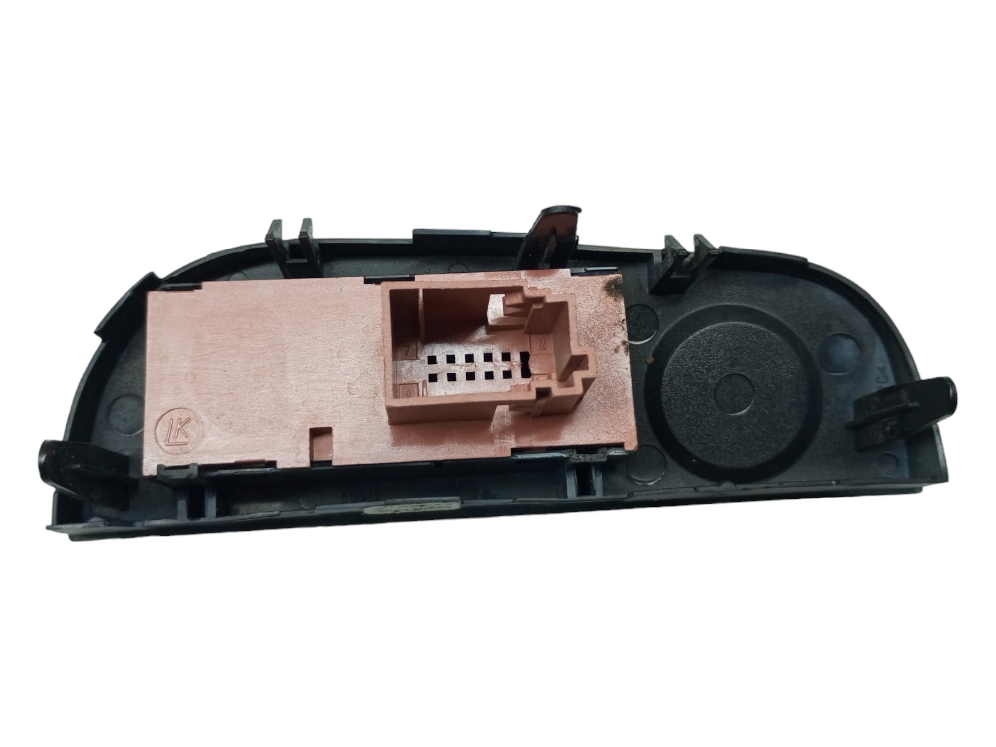Moldura Botao Falso Citroen C3 2003 2006 2007 2009 2012  Preto 6
