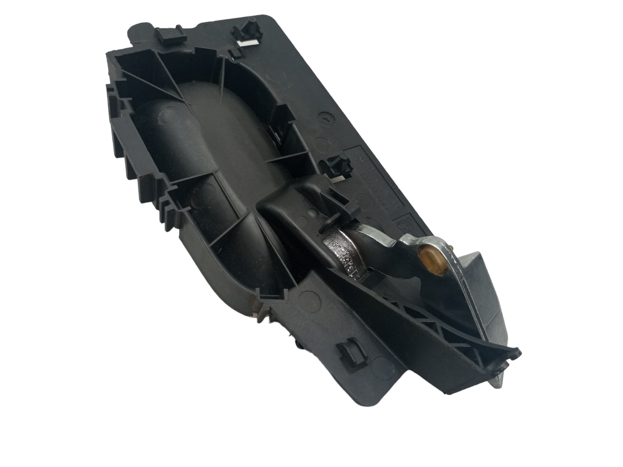 Macaneta Puxador Porta Peugeot 307 2006 2012 Lado Direito  Preto/prata Dianteira/traseira 4