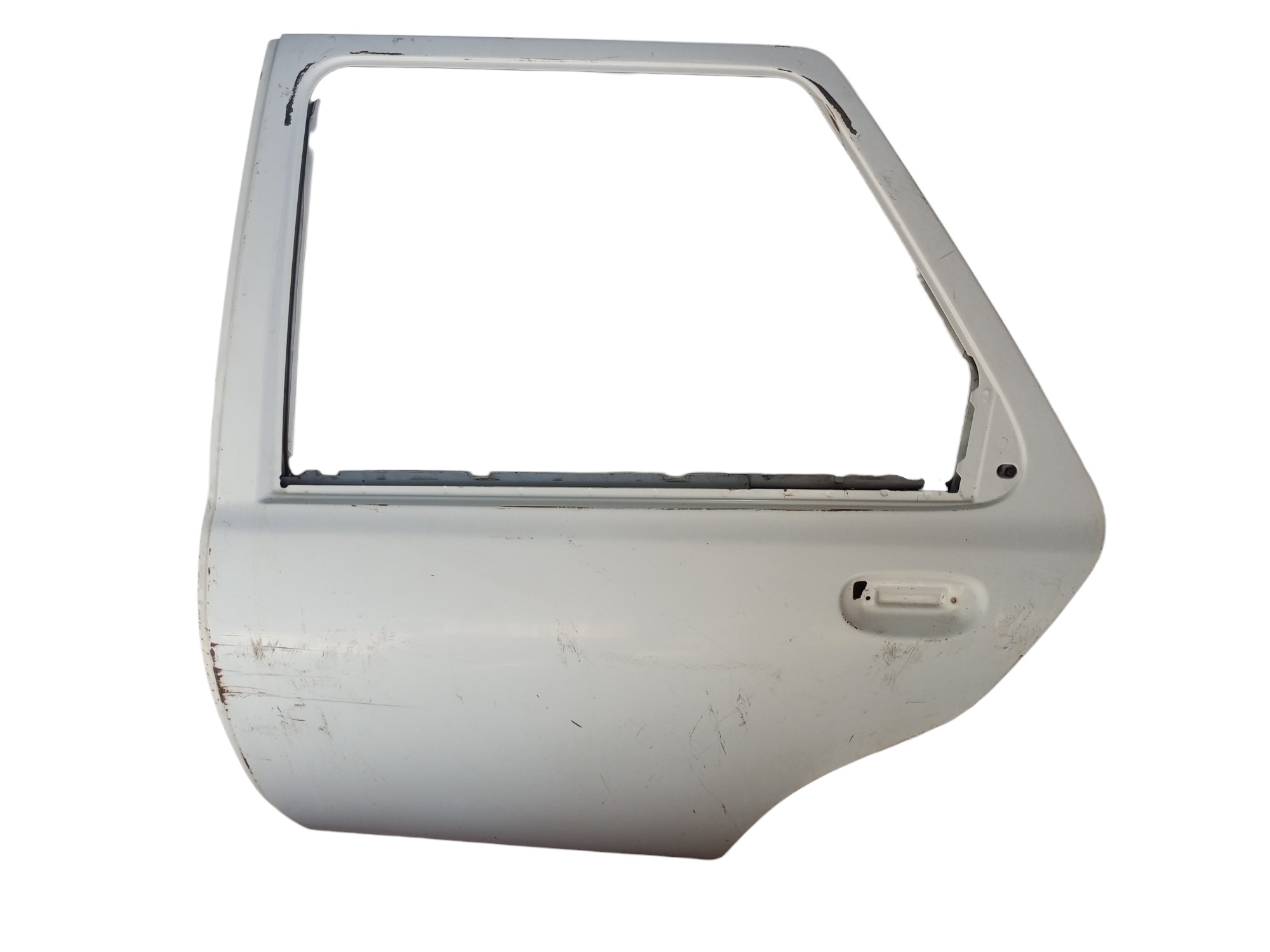 Porta Ford Fiesta 97 98 2000 2001 2003 Traseira Esquerda  Traseira Esquerdo Branco 1