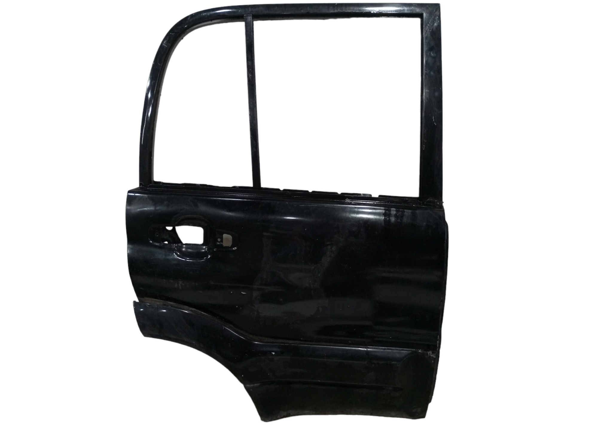 Porta Tracker 2007 2008 2009 Traseiro Direito Chevrolet  Traseira Direita Preto 1