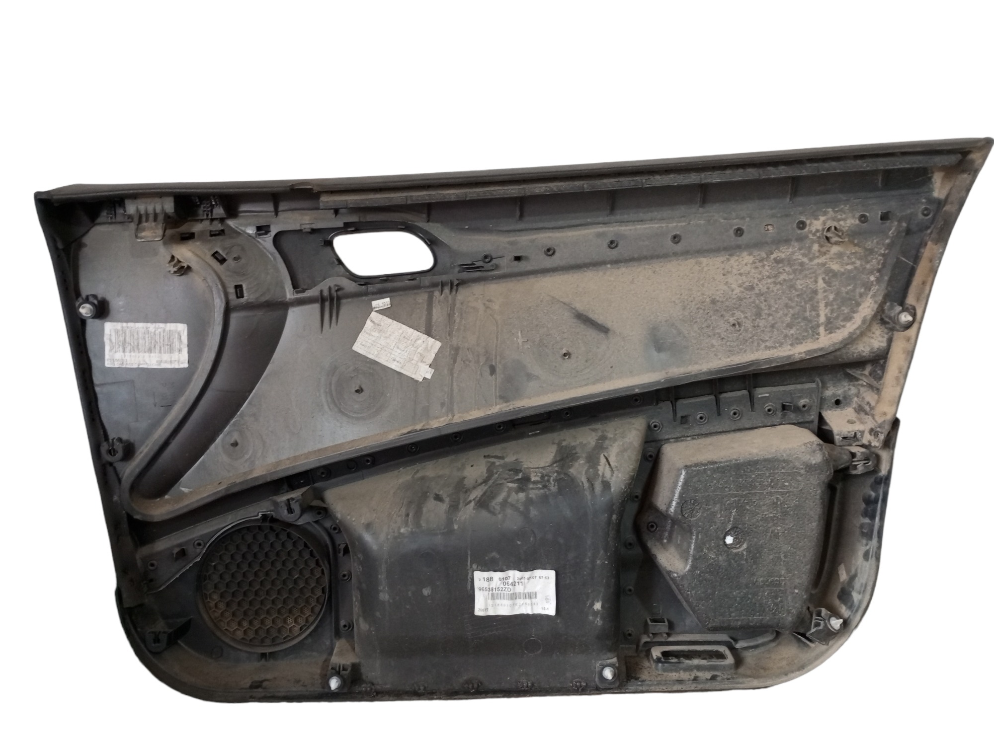 Forro Porta Peugeot 407 2008 2010 2011 Dianteiro Esquerdo  Preto 4