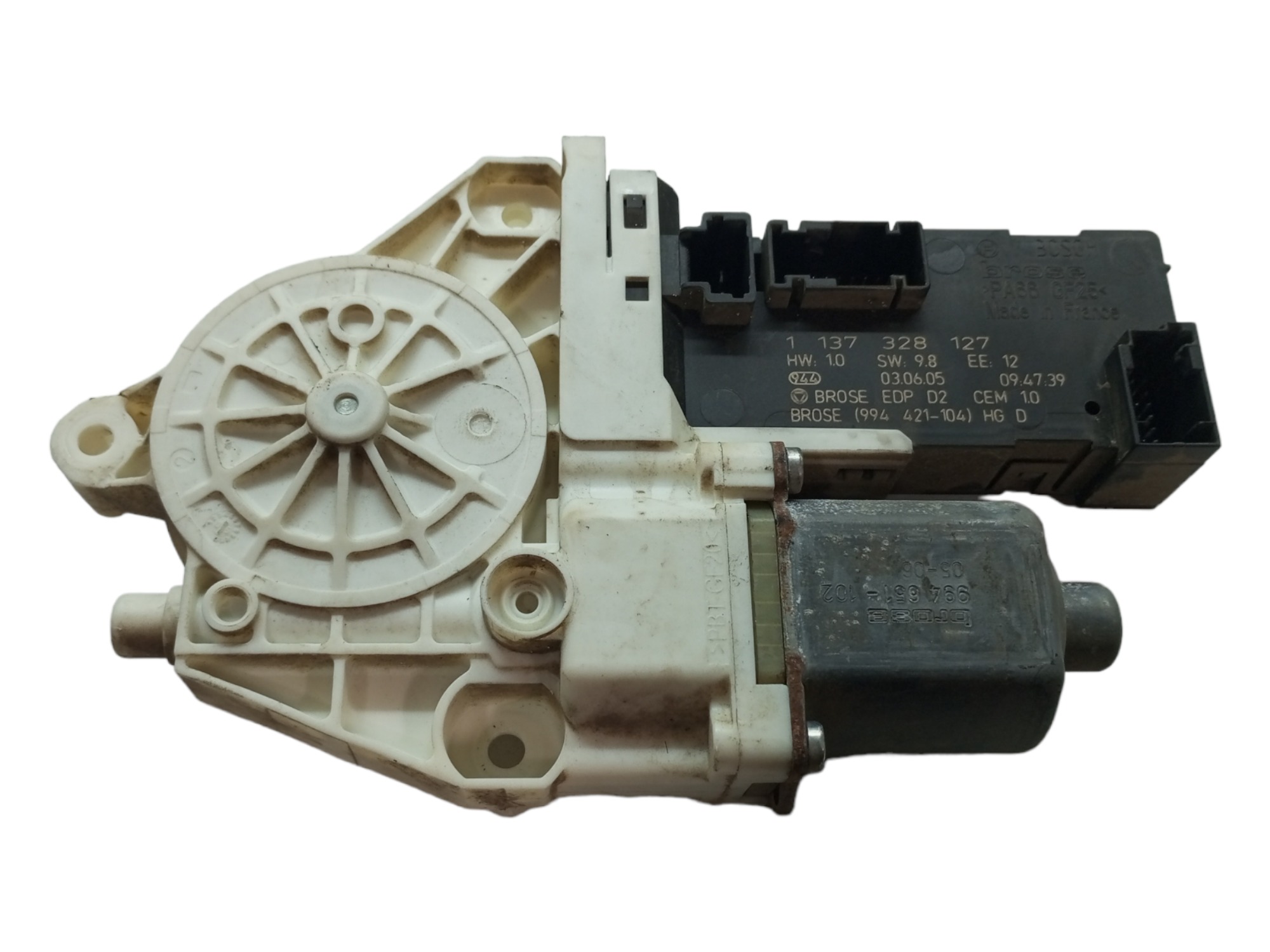 Motor Maquina Vidro Peugeot 407 2008 2009 Traseira Esquerda 1