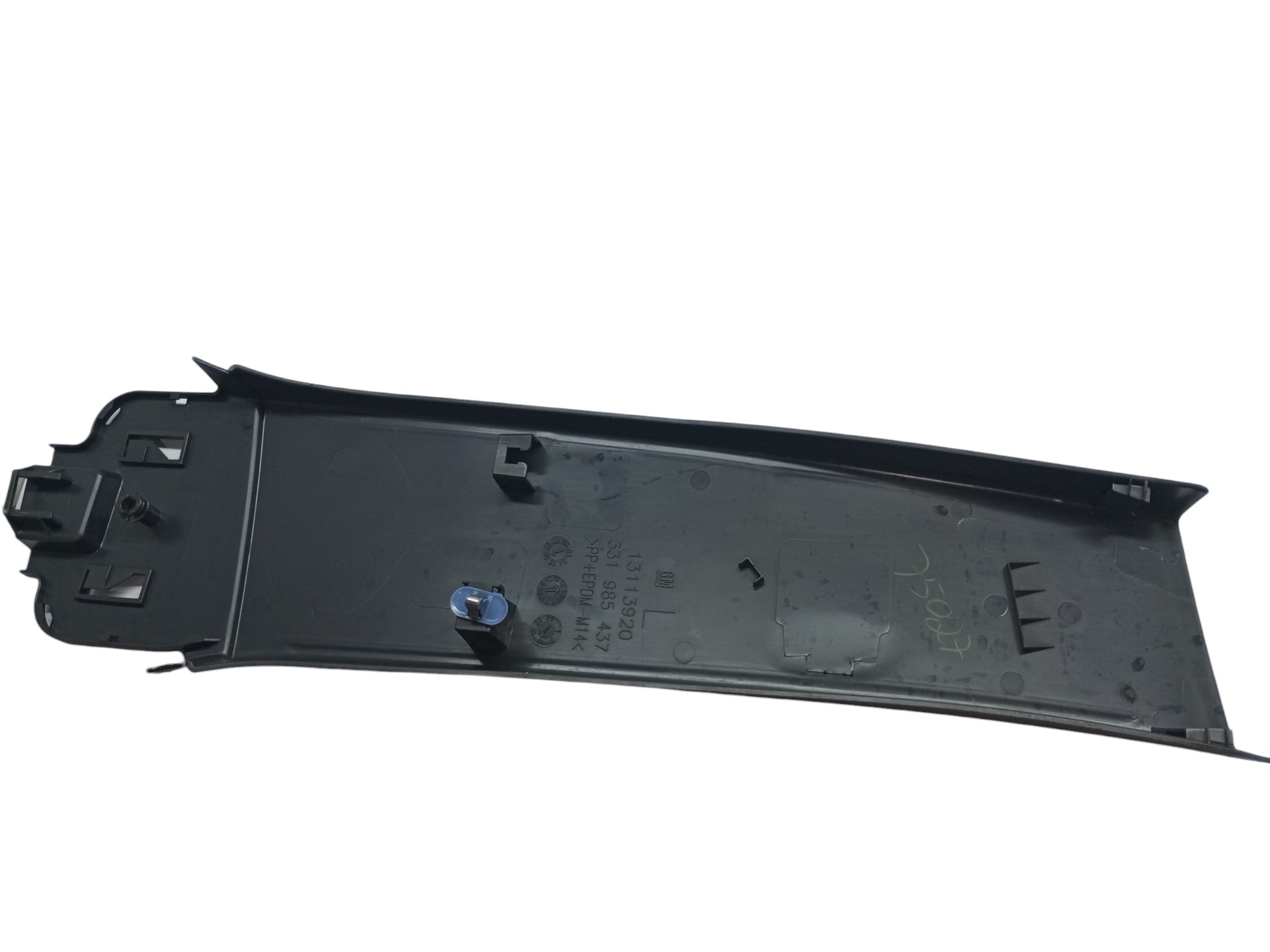 Coluna Central Inferior Esquerdo Vectra Chevrolet 2006 2008 Preto 5