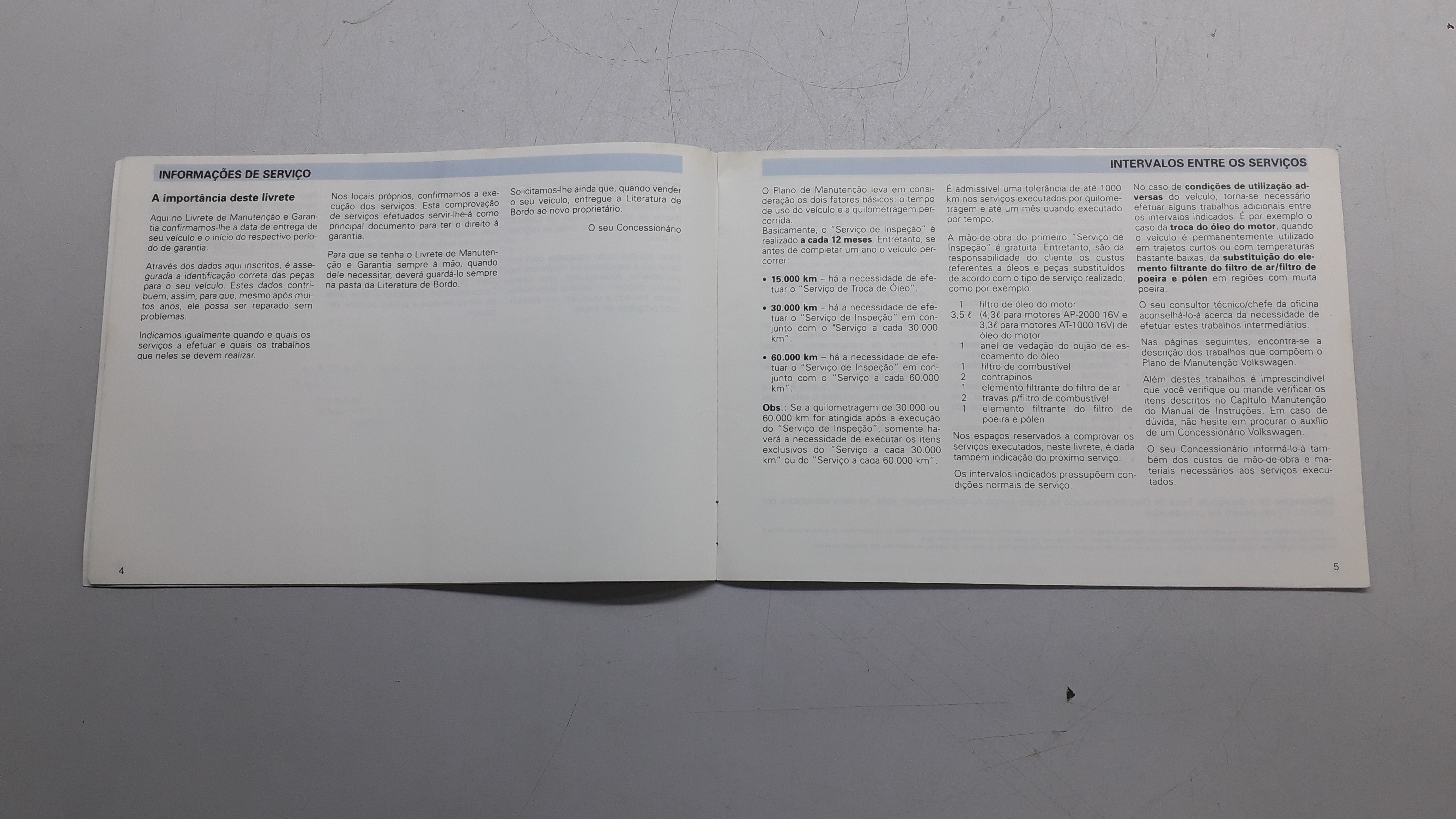 Manual De Manutenção E Garantia Volkswagen 2