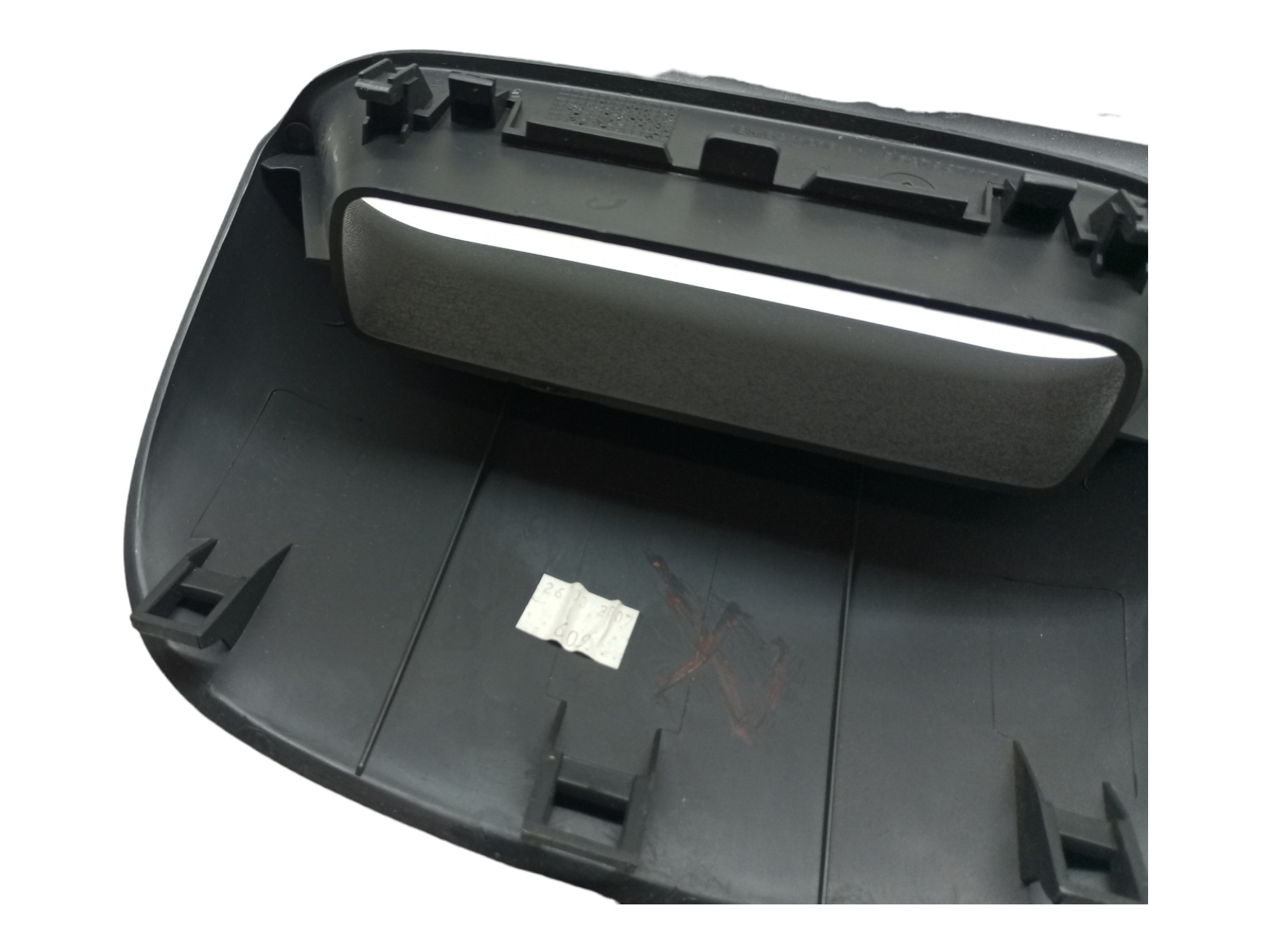Moldura Computador Bordo Citroen C3 2003 2006 2009 2012  Preto 3