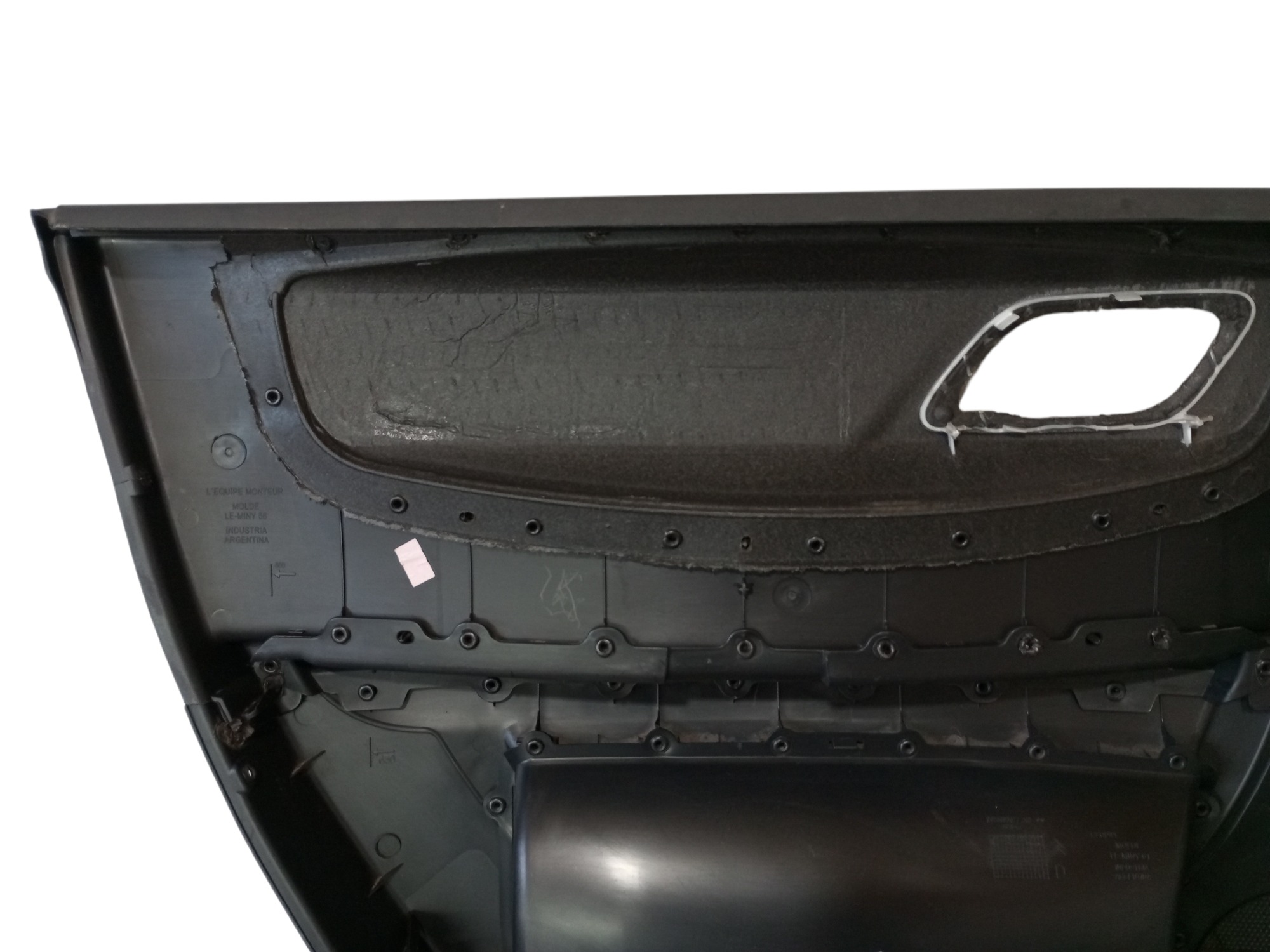 Forro Porta Citroen C4 Pallas 2007 2012 Traseiro Direito Preto 2