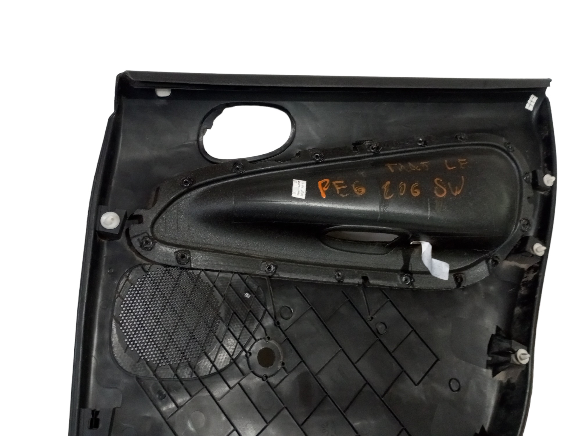 Forro Porta Peugeot 206 2006 2007  Traseira Esquerda  Preto 4