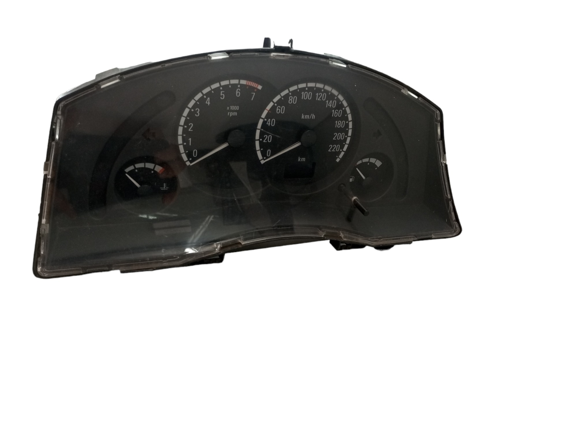 Painel Instrumento Velocimetro Meriva 2008 2009 2012 Gm  Preto 3