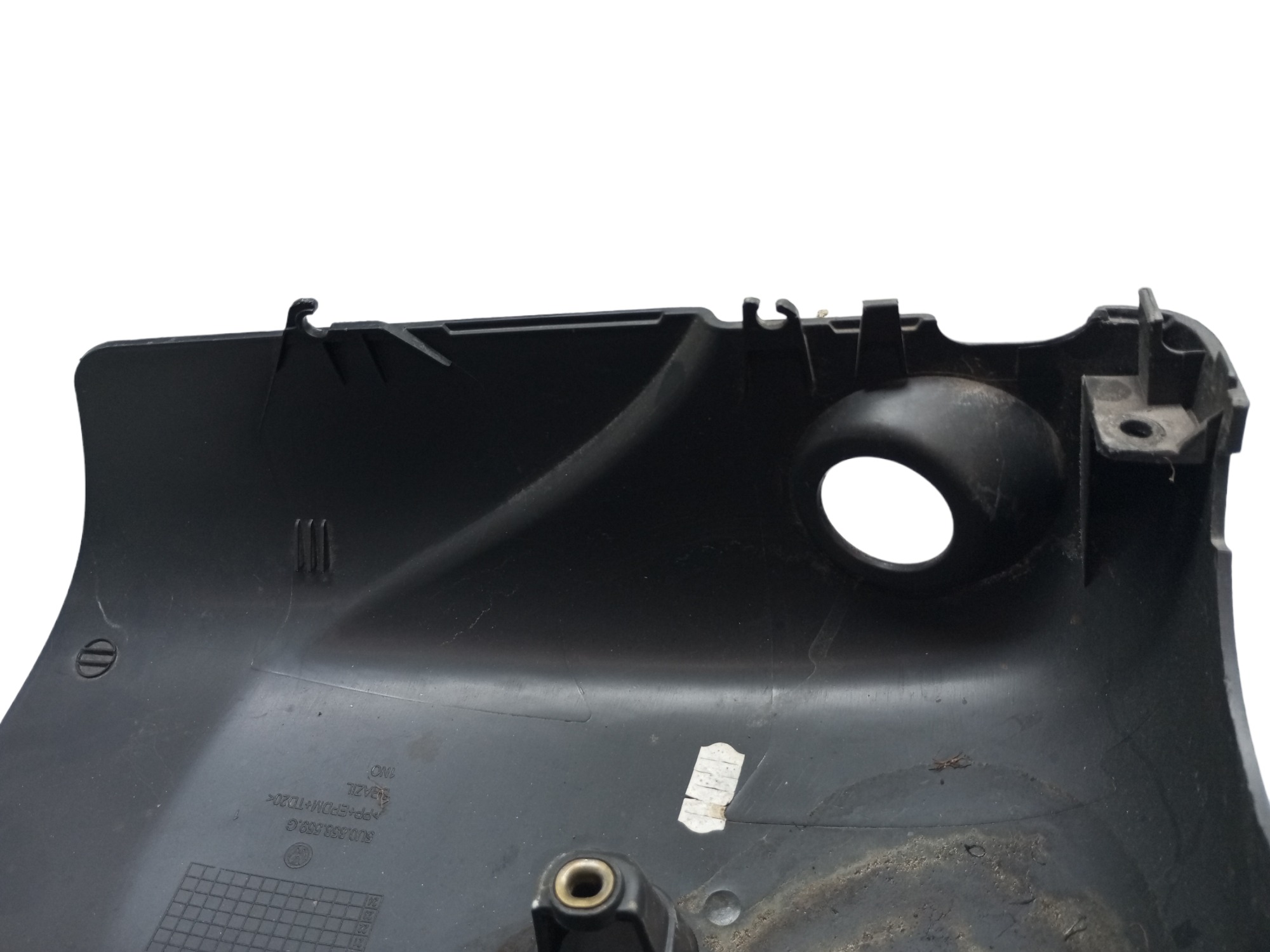 Moldura Capa Chave Seta Inferior Gol G5 2009 Inferior Vw 3