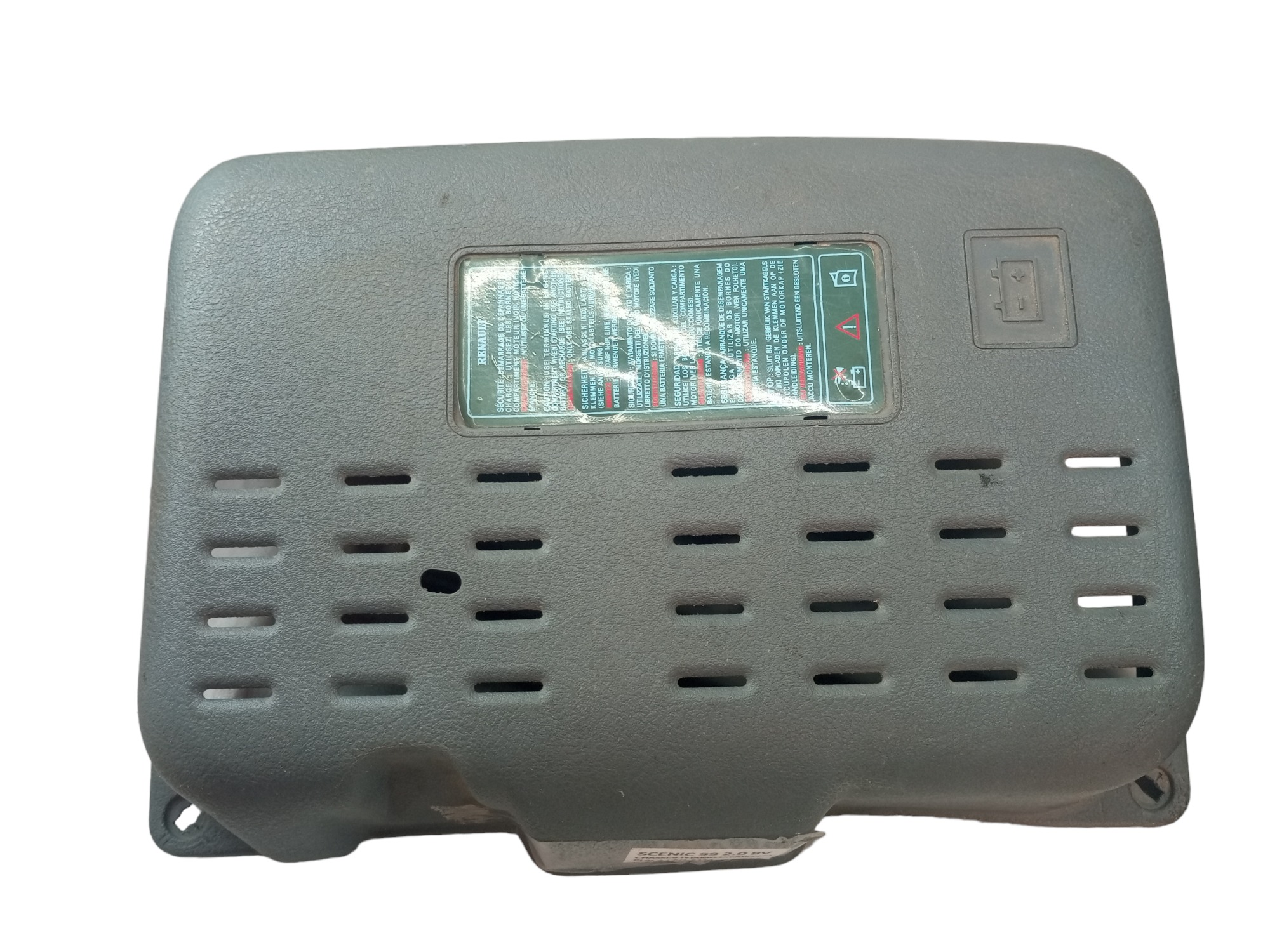 Tampa Caixa Bateria Renault Scenic 1996 2000 Interna 1