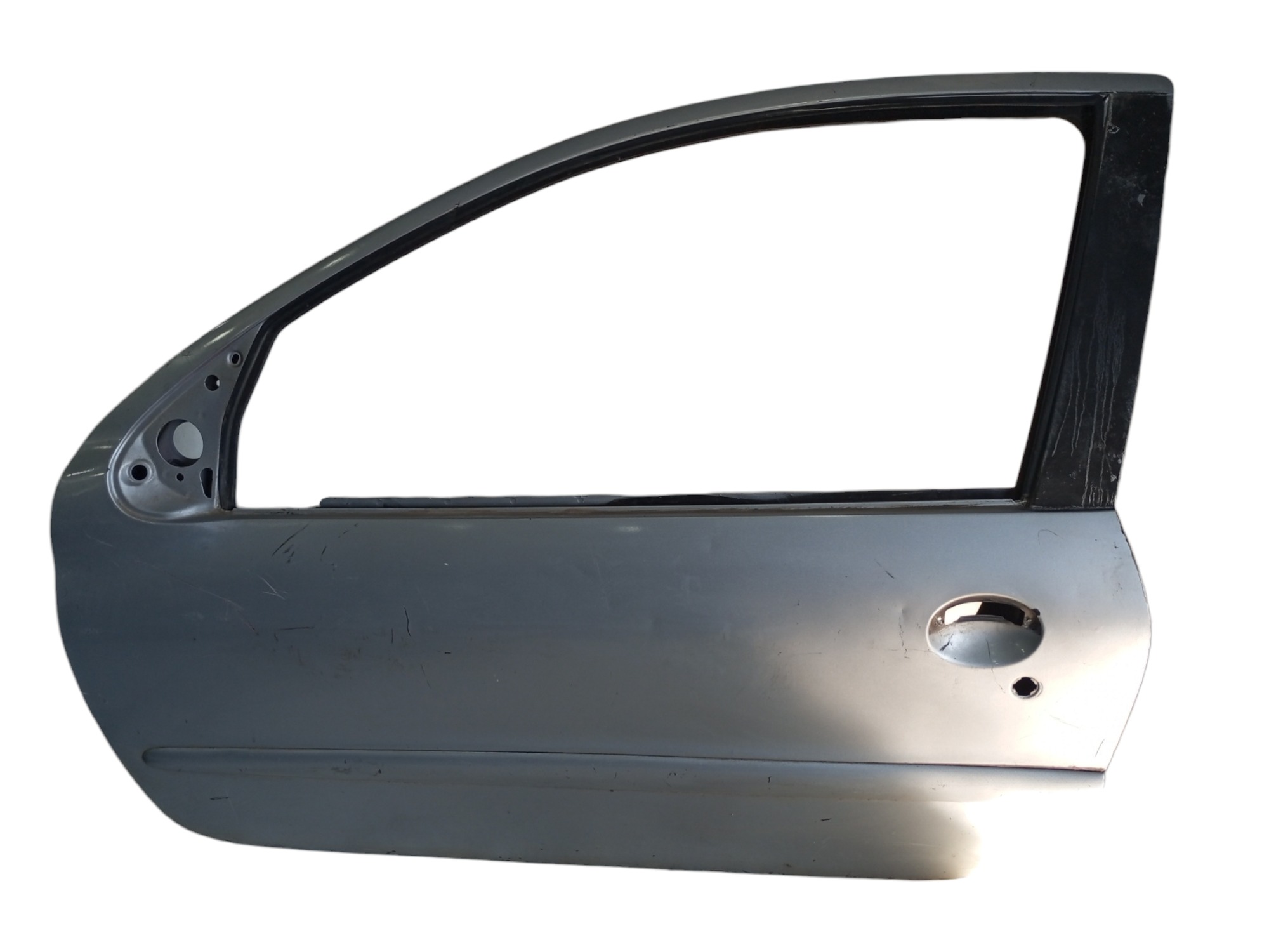 Porta Peugeot 206 2002 2003 2005 2008 Esquerdo 2 Portas Dianteira Esquerdo Prata 1