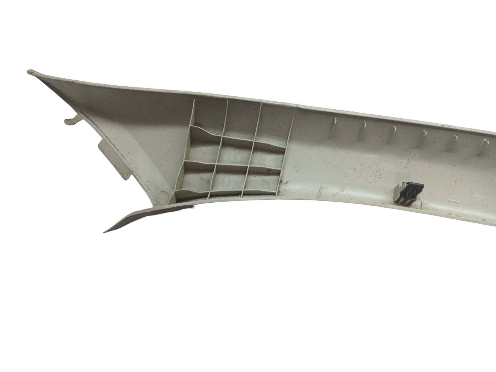 Moldura Coluna Parabrisa Citroen C3 Lado Esquerdo 2011 2012 Branco 4