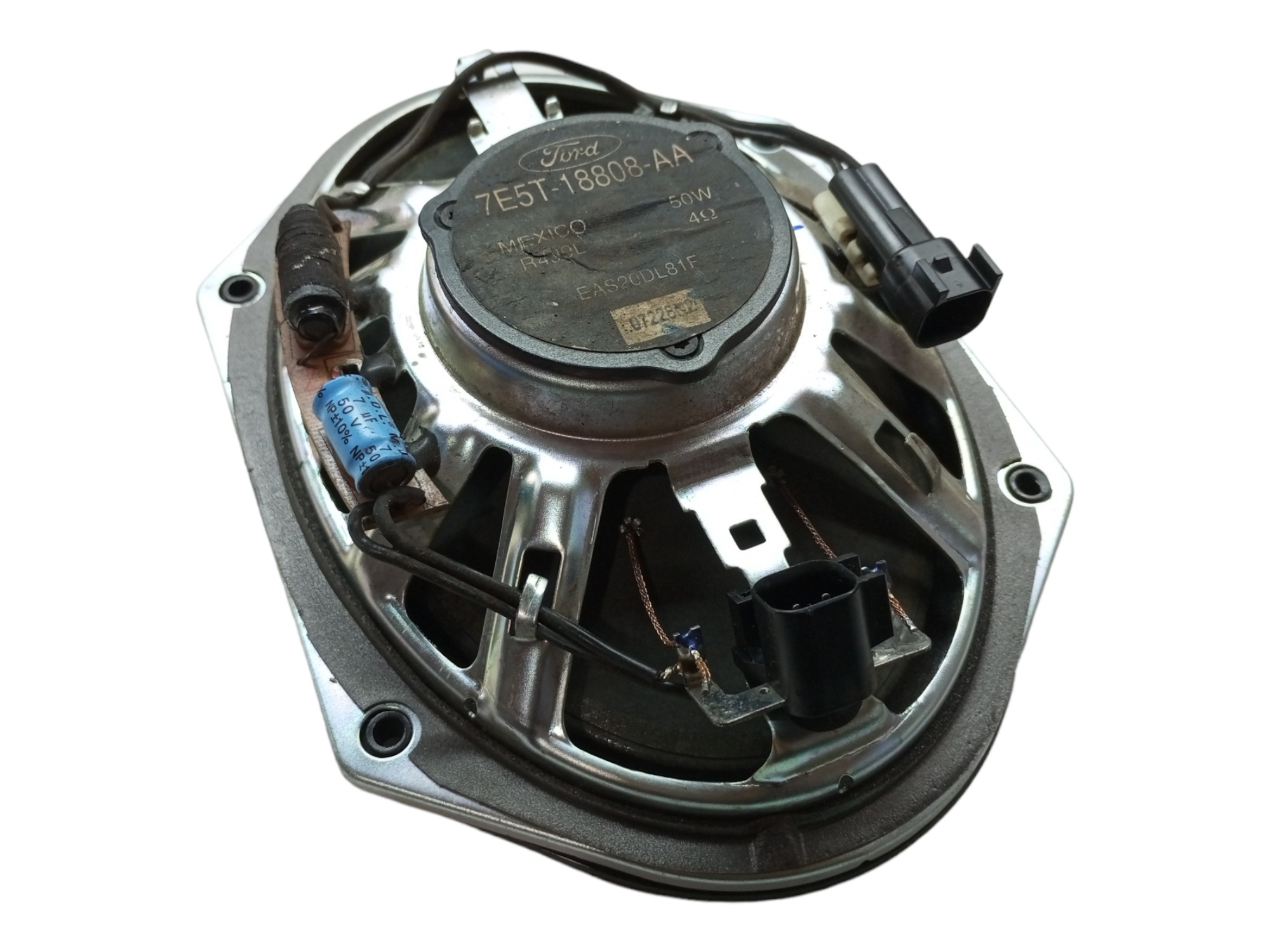 Alto Falante Porta Ford Fusion 2007 2009 Dianteira Direita Preto 5