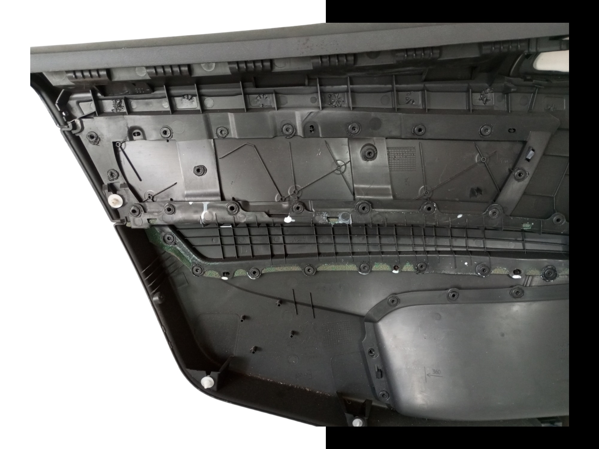 Forro Porta Peugeot 408 2012 2014 2016 Dianteiro Direito Preto 8