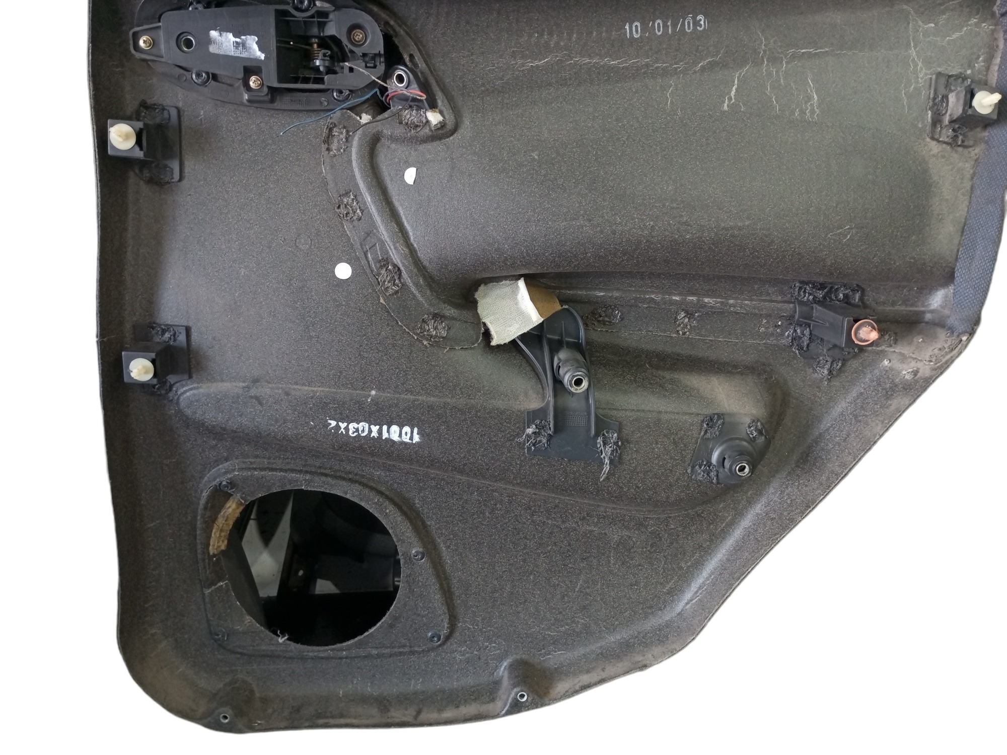 Acabamento Forro De Porta Traseira Esquerda Fiat Stilo 2008 Preto 5