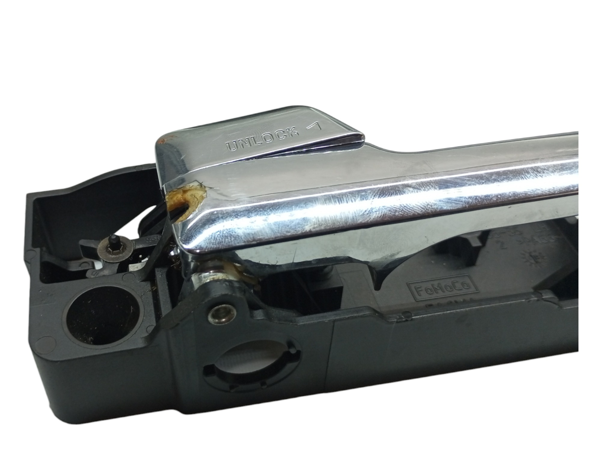 Macaneta Interna Ford Fusion 2007 2008 Traseira Esquerda  Cromado Traseira 4