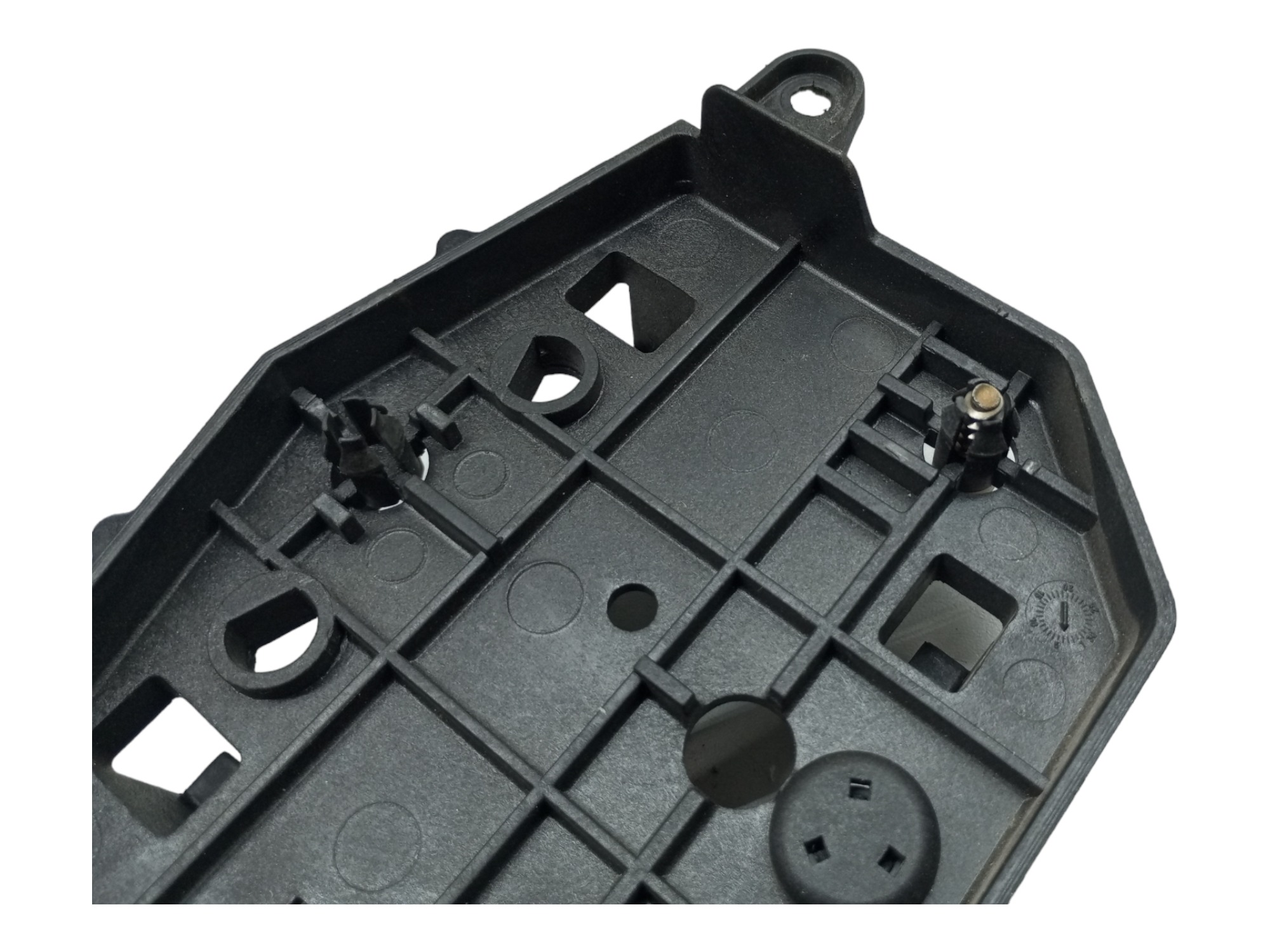 Placa Interna Volante Peugeot 206 207 2006 2007 2008 2010 Preto 4