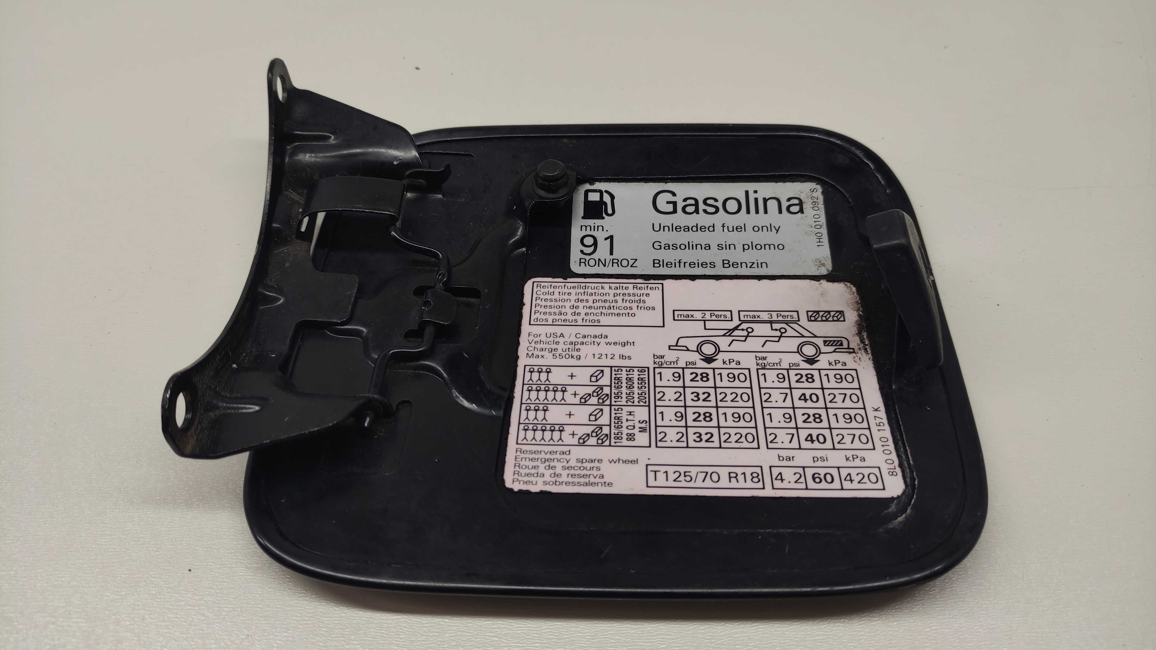 Portinhola Tampa Tanque Combustível Audi A3 99 2