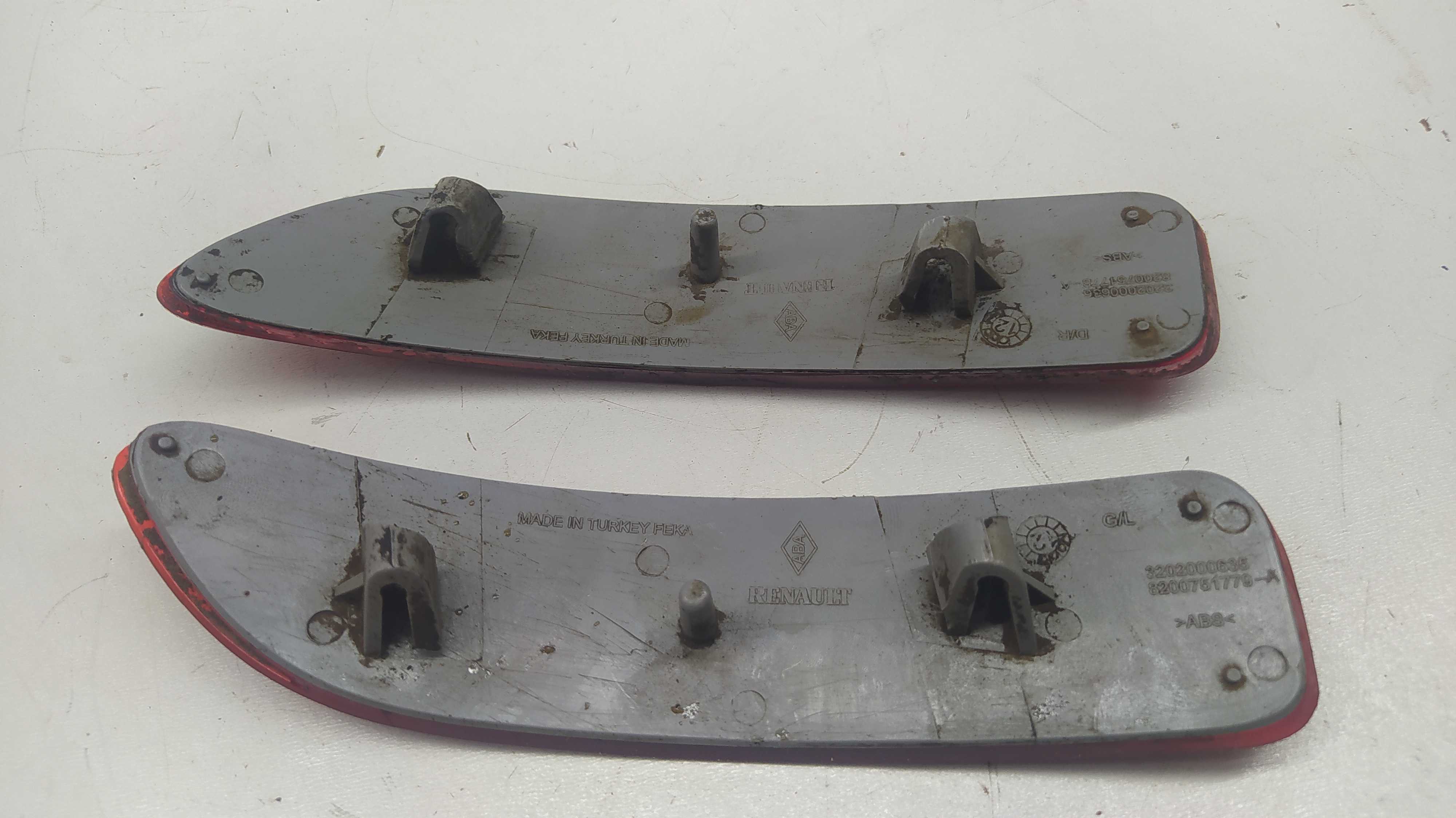 Par Refletor Para-choque Traseiro Renault Logan 11/14 4