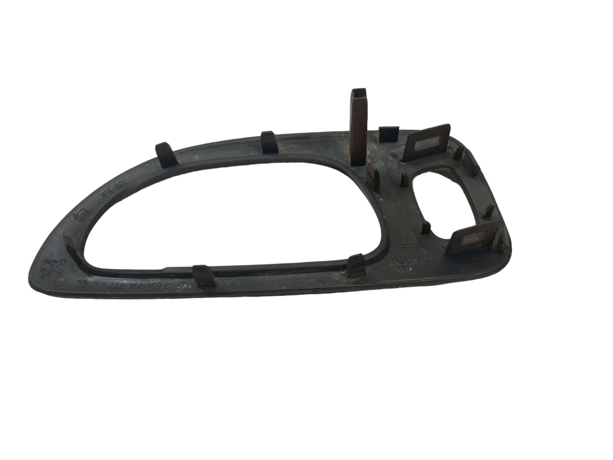 Moldura Macaneta Porta Peugeot 307 2005 Traseira Esquerda  Marrom Traseira 4
