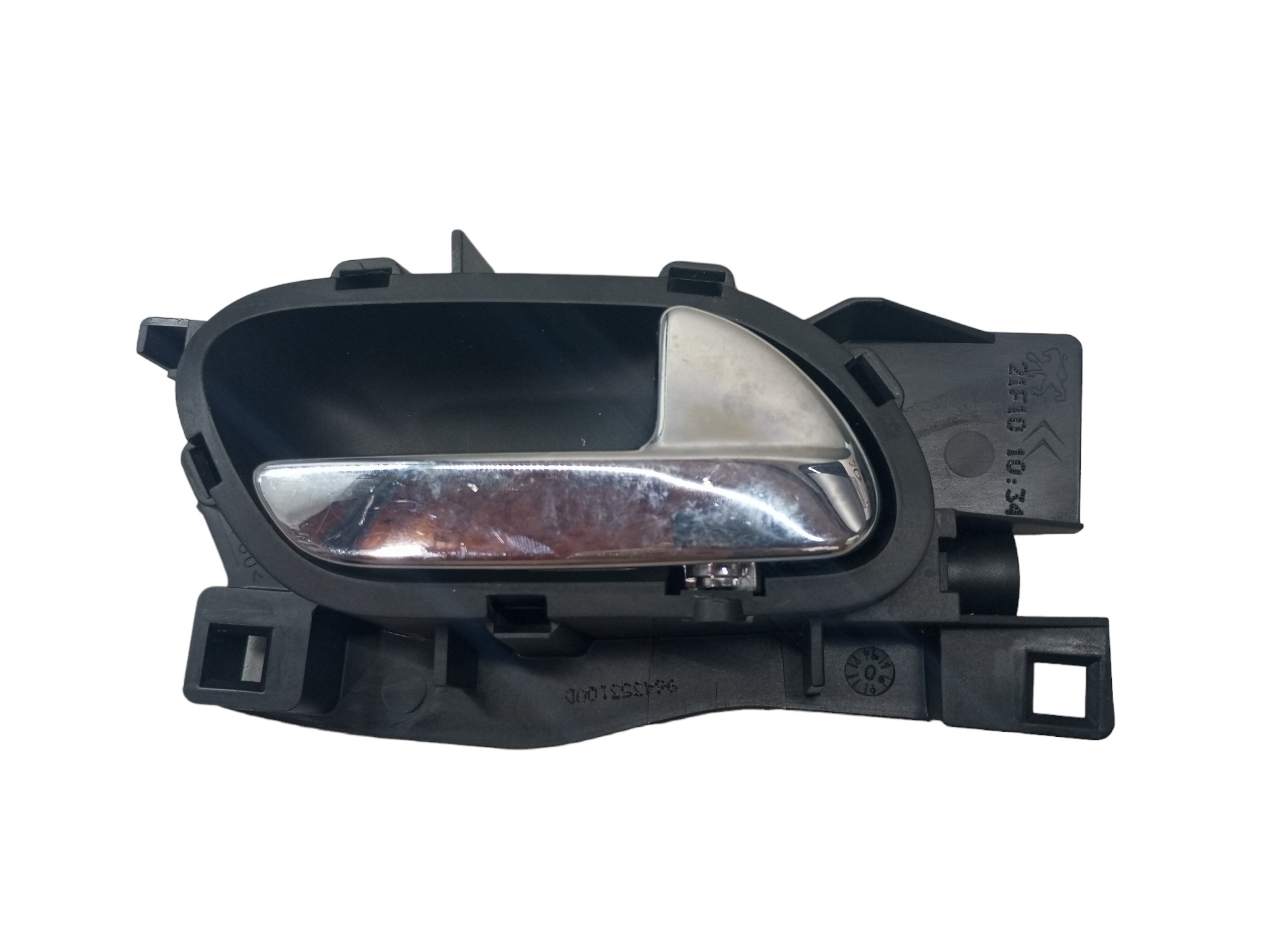 Macaneta Porta Peugeot 307 2003 2008  Dianteira Direita  Preto Prata