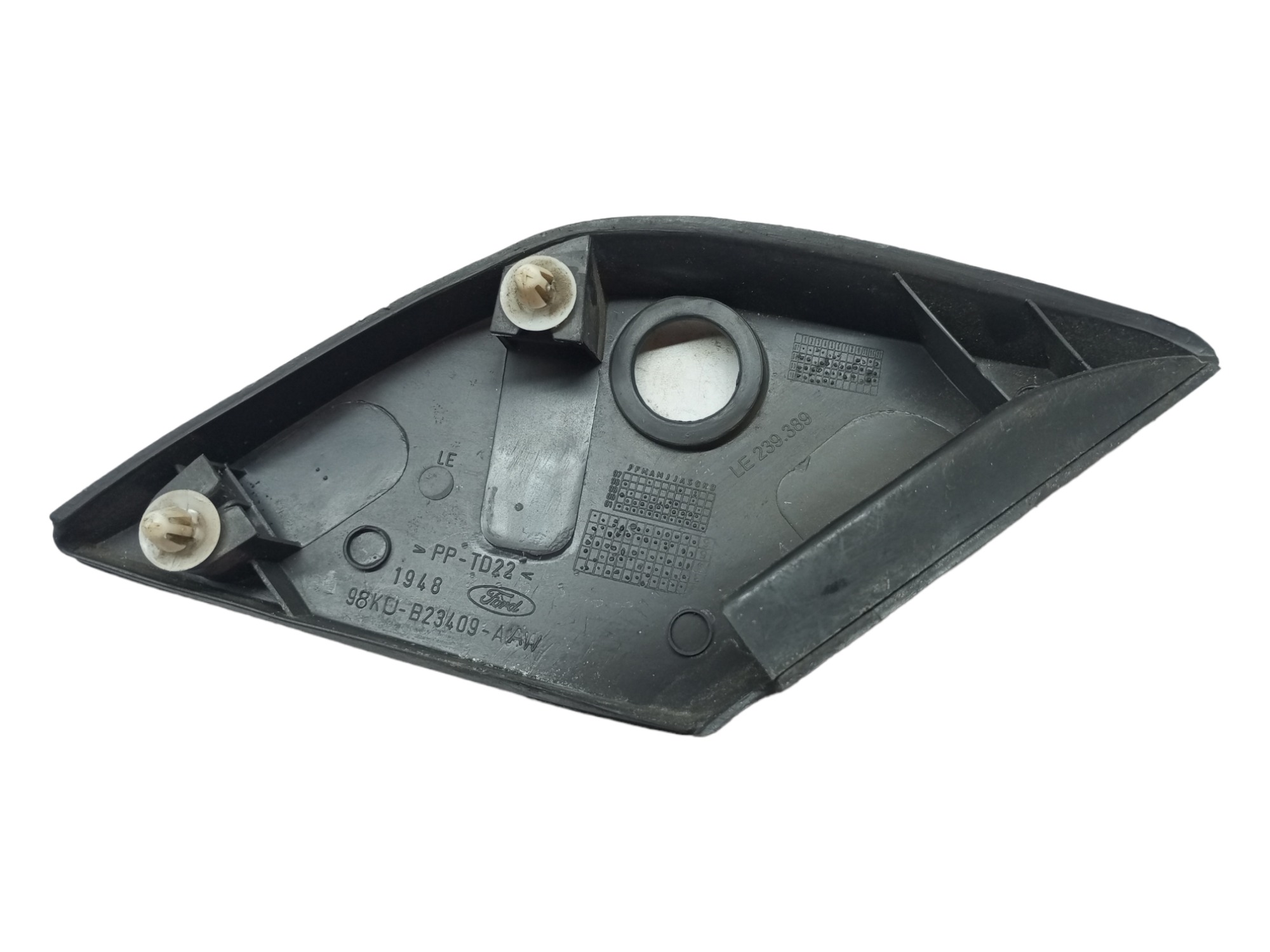 Moldura Acabamento Retrovisor Ford Ka 2009 2010 Esquerdo Cinza 4