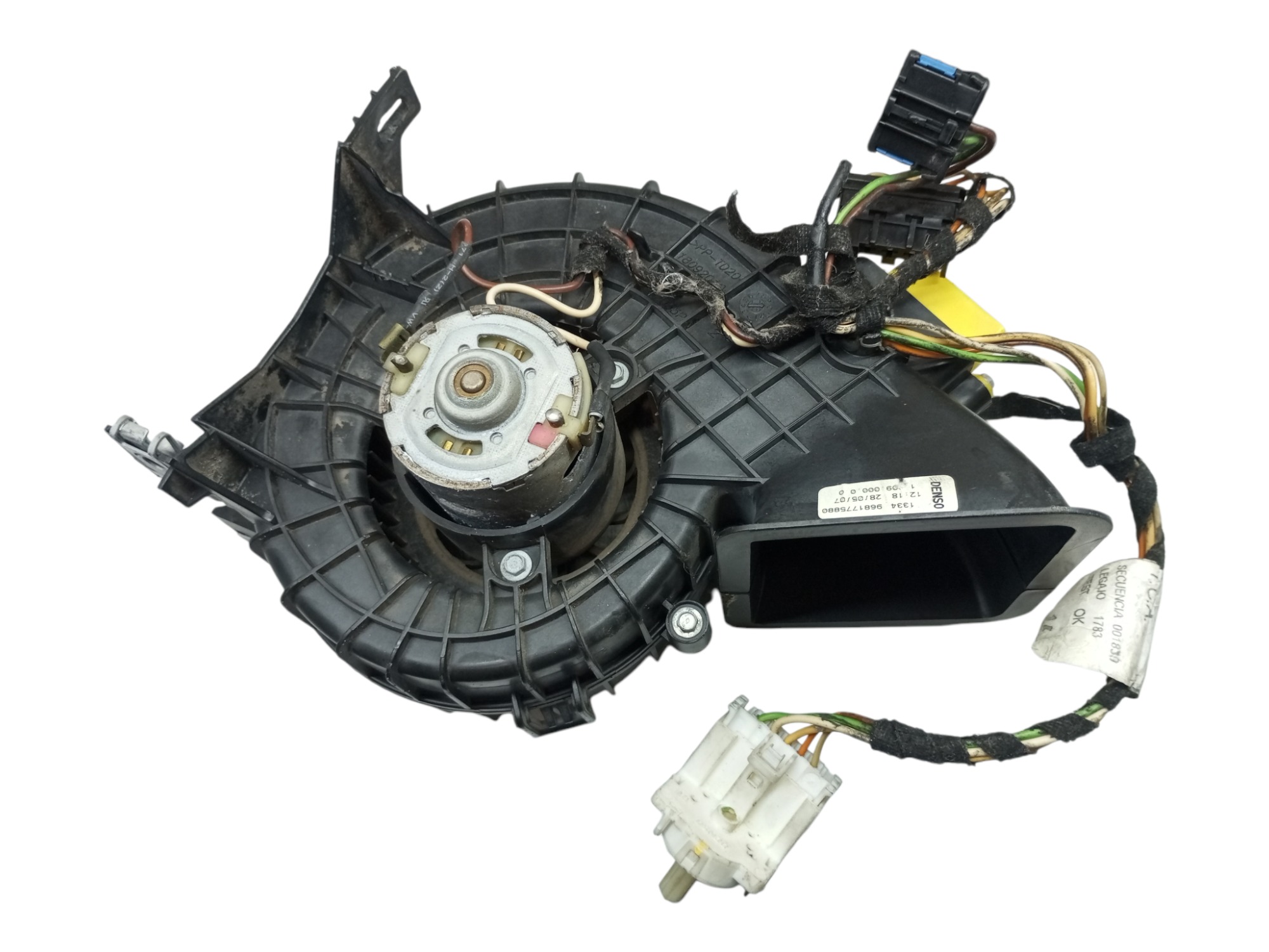 Motor Ar Forcado Citroen C4 Pallas 2007 2008 2009 2011 2012 3