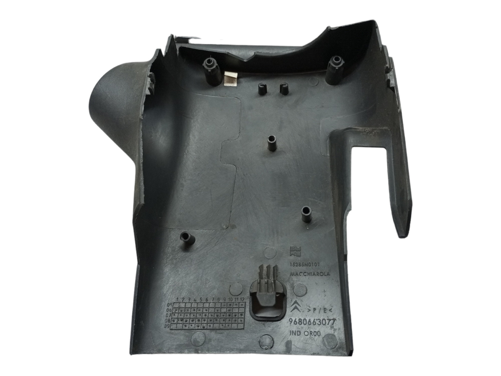 Moldura Capa Chave Seta Citroen C3 2003 2006 2009 Inferior 6