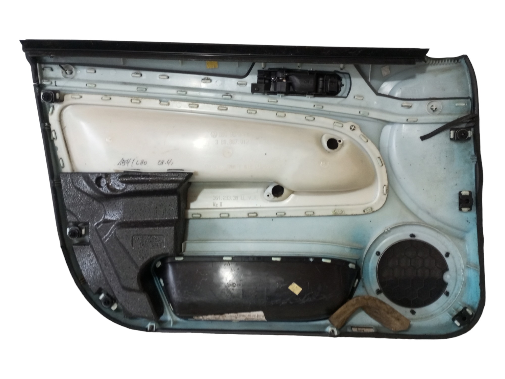 Forro Porta Passat Alemao 97 98 99 2000 Dianteiro Direito Preto 4