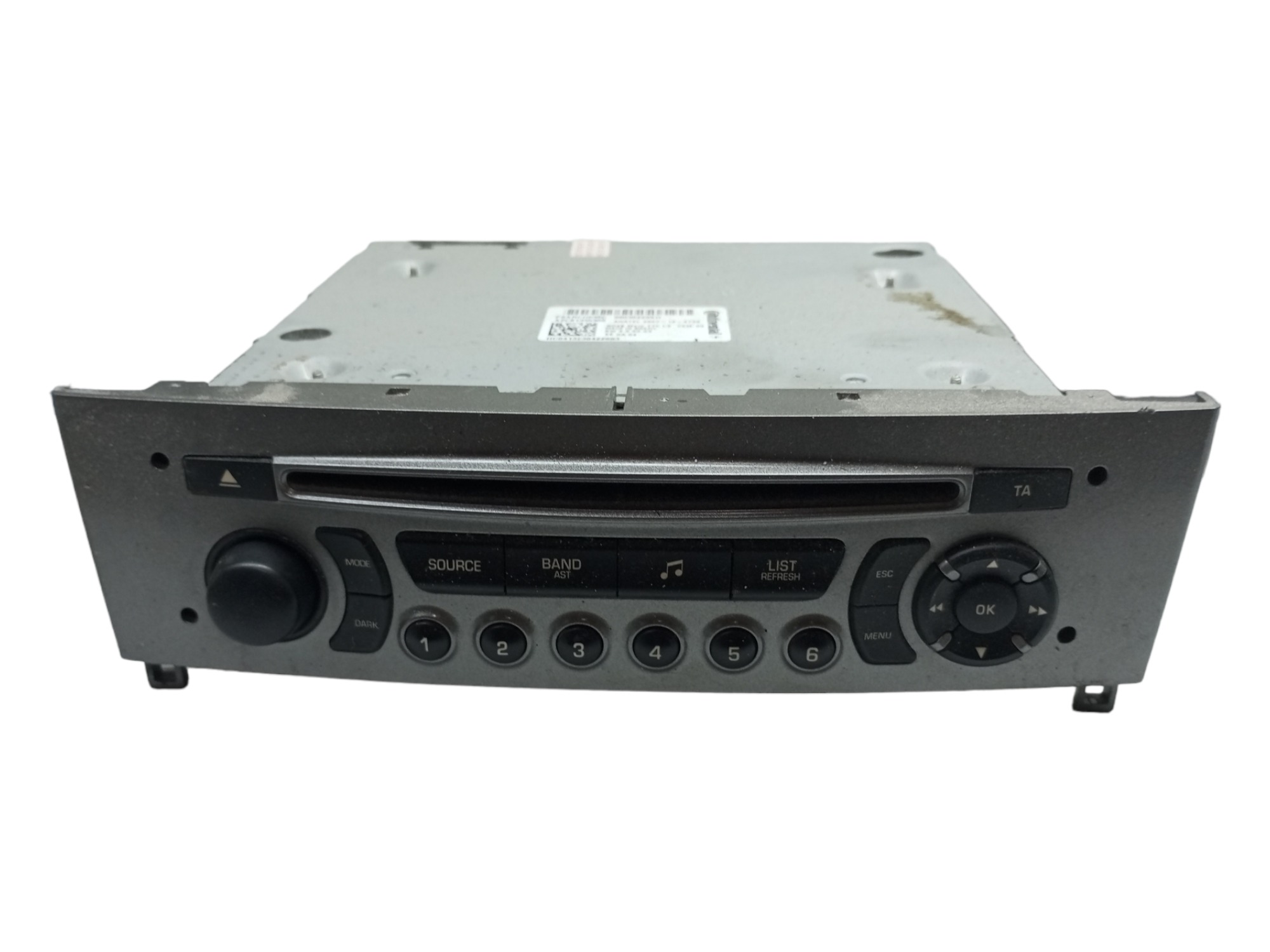 Radio Cd Player Peugeot 408 308 2011 2012 2014 2016 Mp3