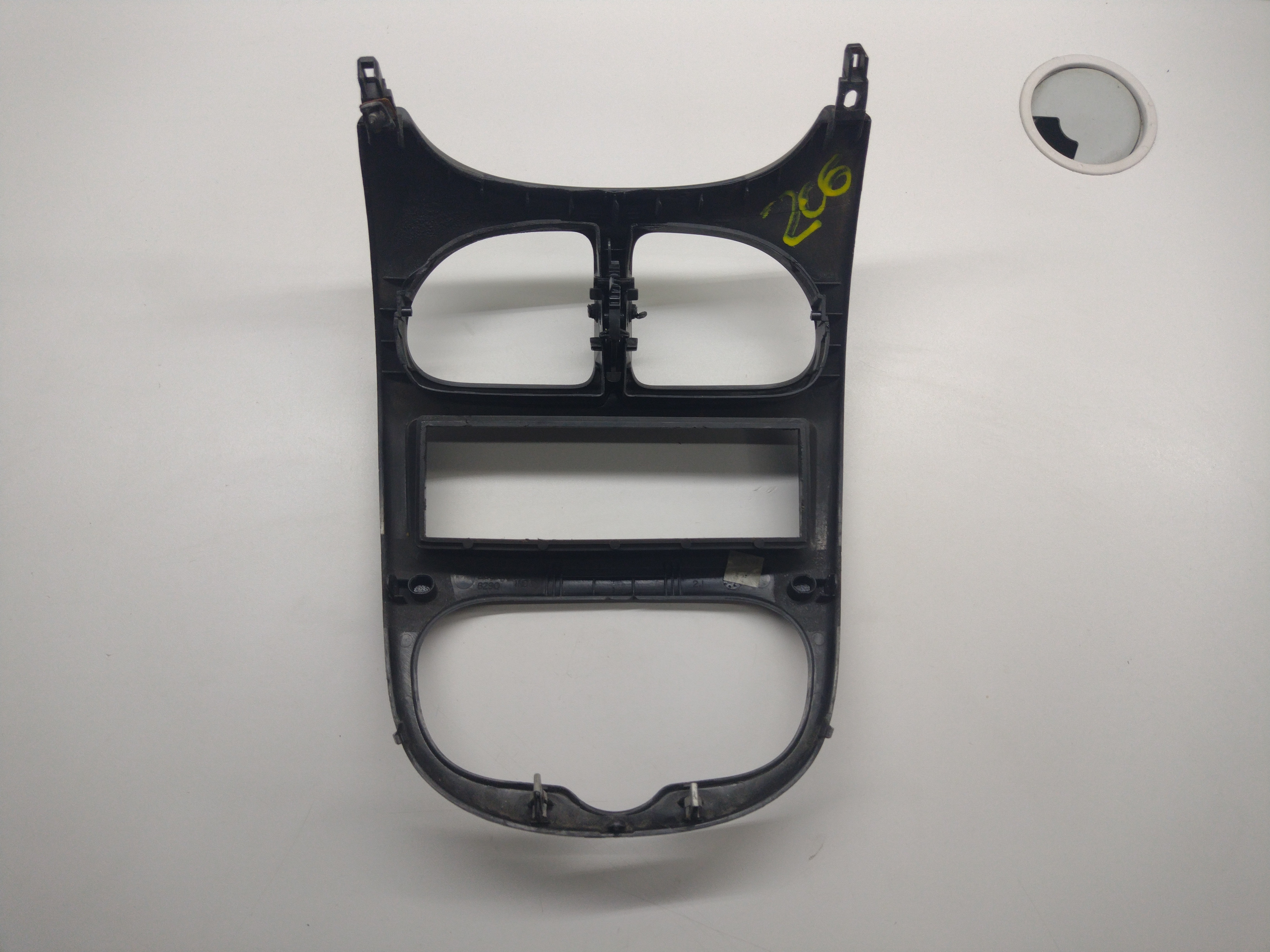 Moldura Painel Central S/ Difusor Peugeot 206 2