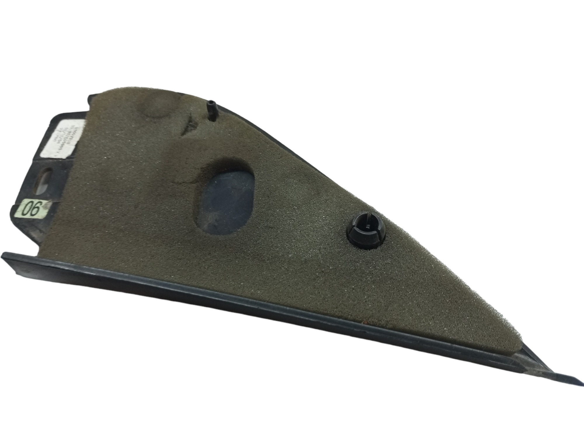 Acabamento Interno Retrovisor Gol Vw 94 95 96 2008 Esquerdo Preto 2
