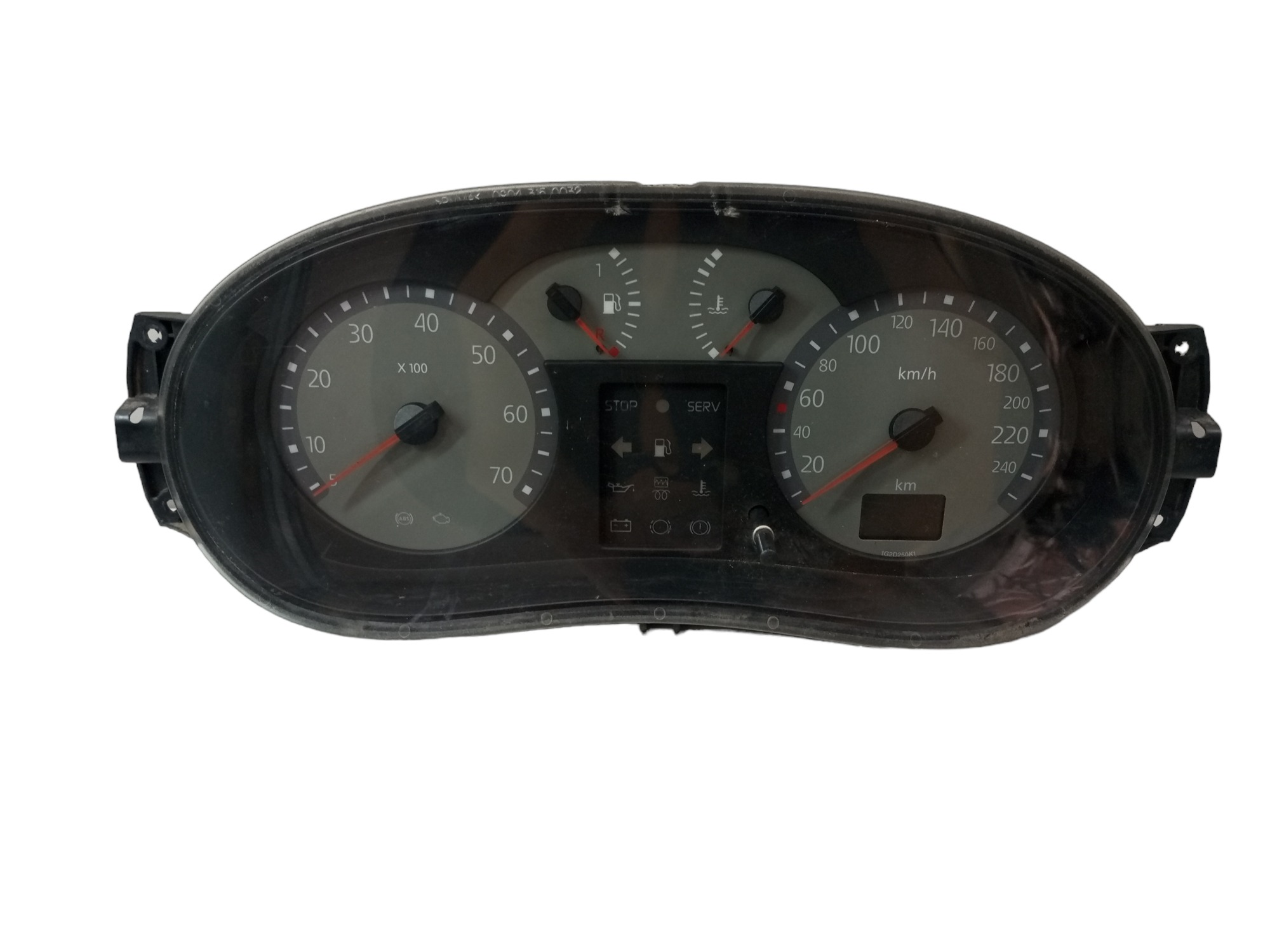 Painel Instrumento Velocimetro Clio Scenic 1.6 2003 2007 Cinza 3