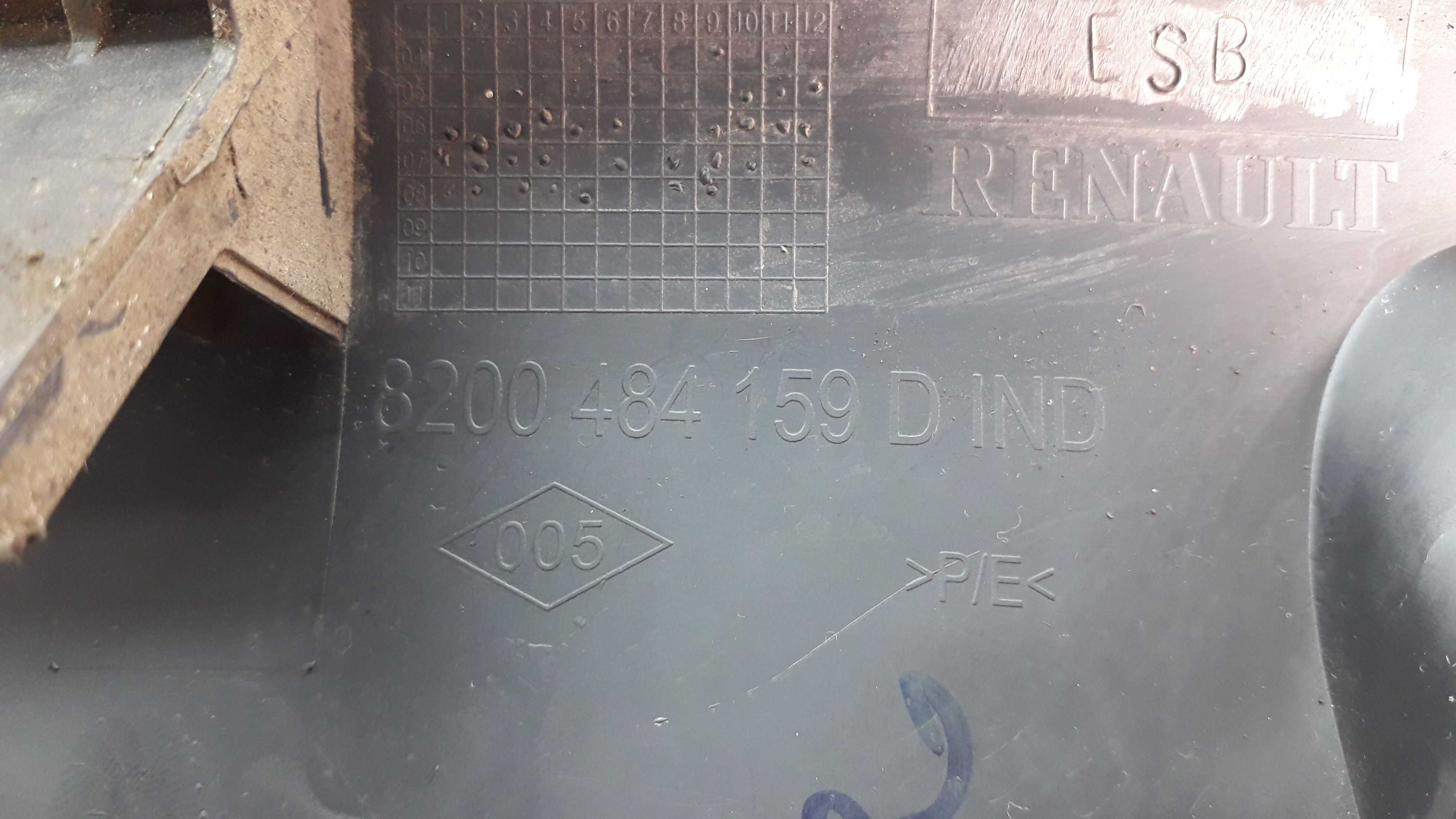 Moldura Pé Coluna Dianteira Direita Renault Megane 07/12 Preta 6