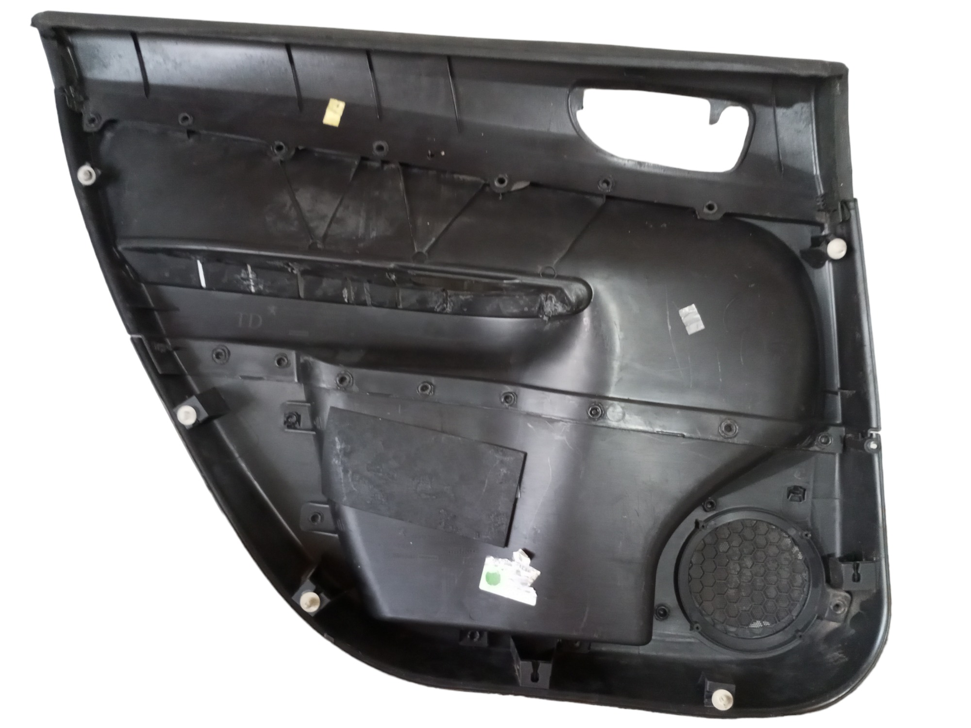 Forro Porta Peugeot 307 2008 2009 2010 Traseiro Direito  Preto 3