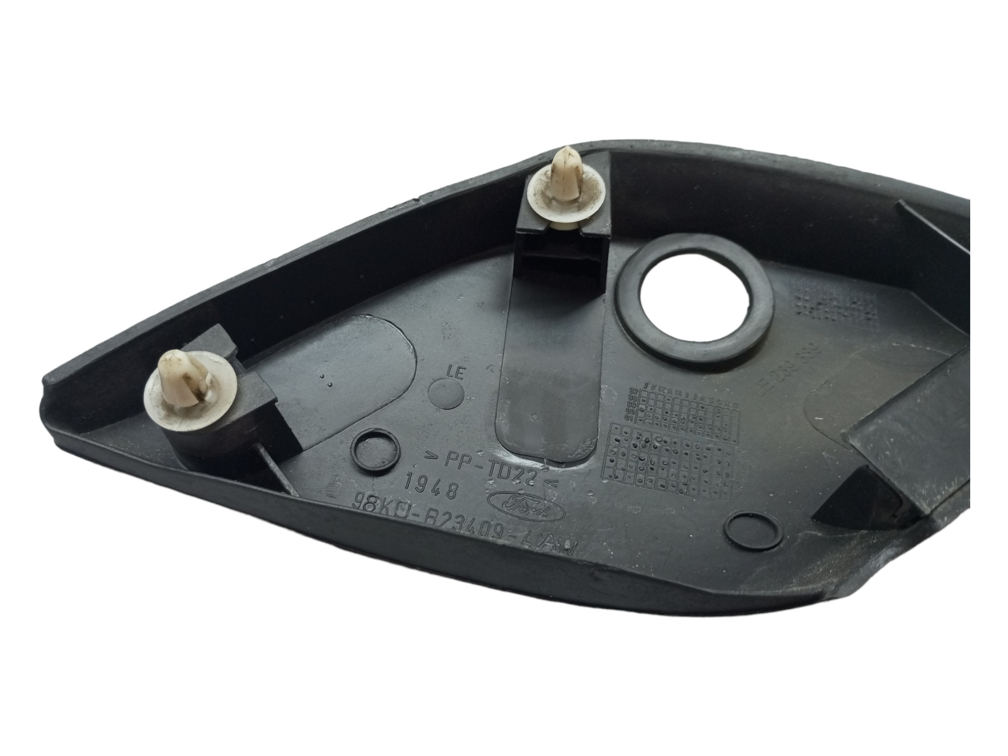 Moldura Acabamento Retrovisor Ford Ka 2009 2010 Esquerdo Cinza 2